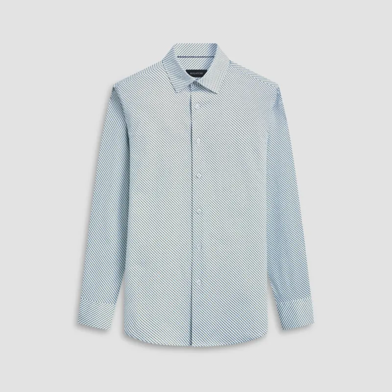 Jules Geometric OoohCotton Shirt made by Bugatchi