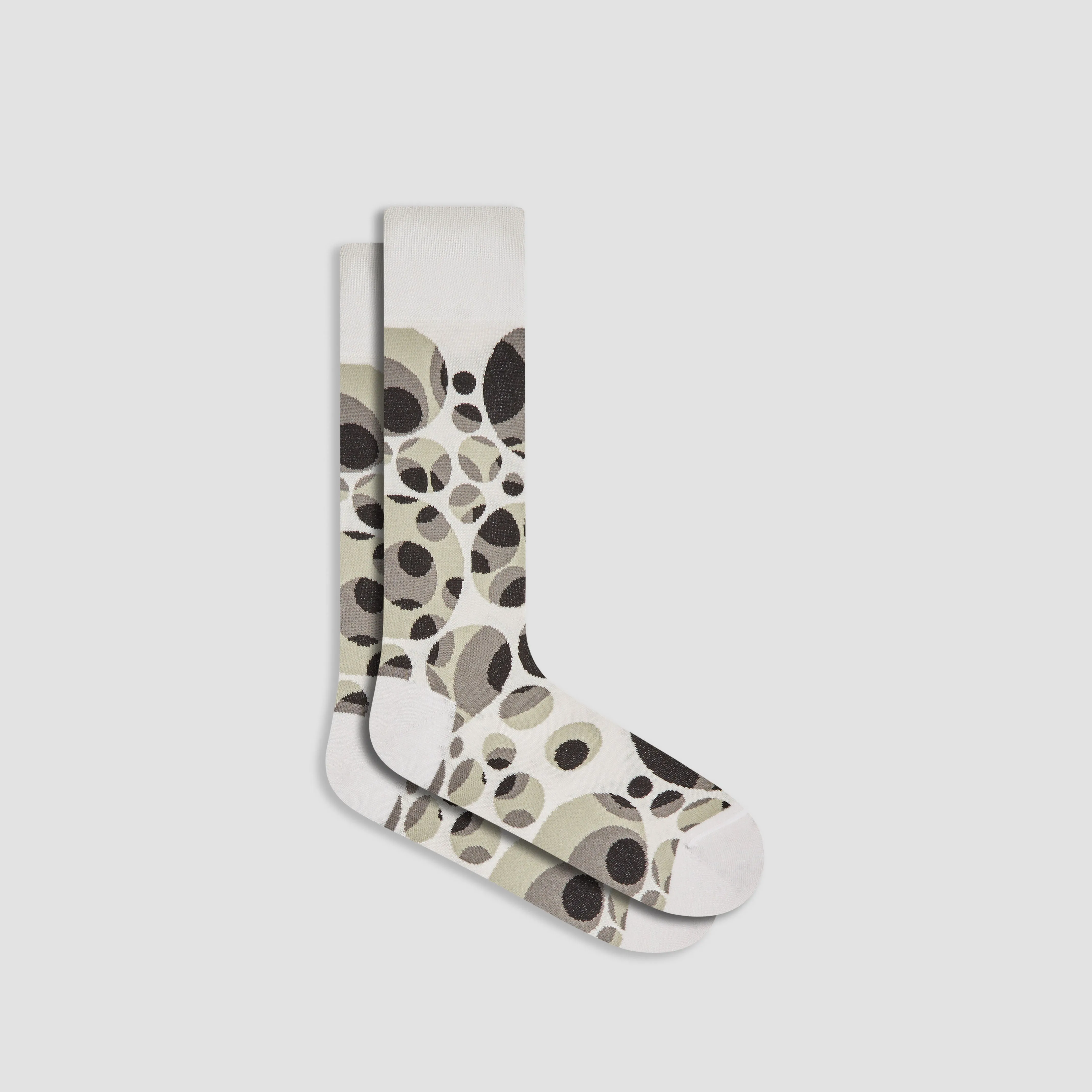 Abstract Mid-Calf Socks sold by Bugatchi