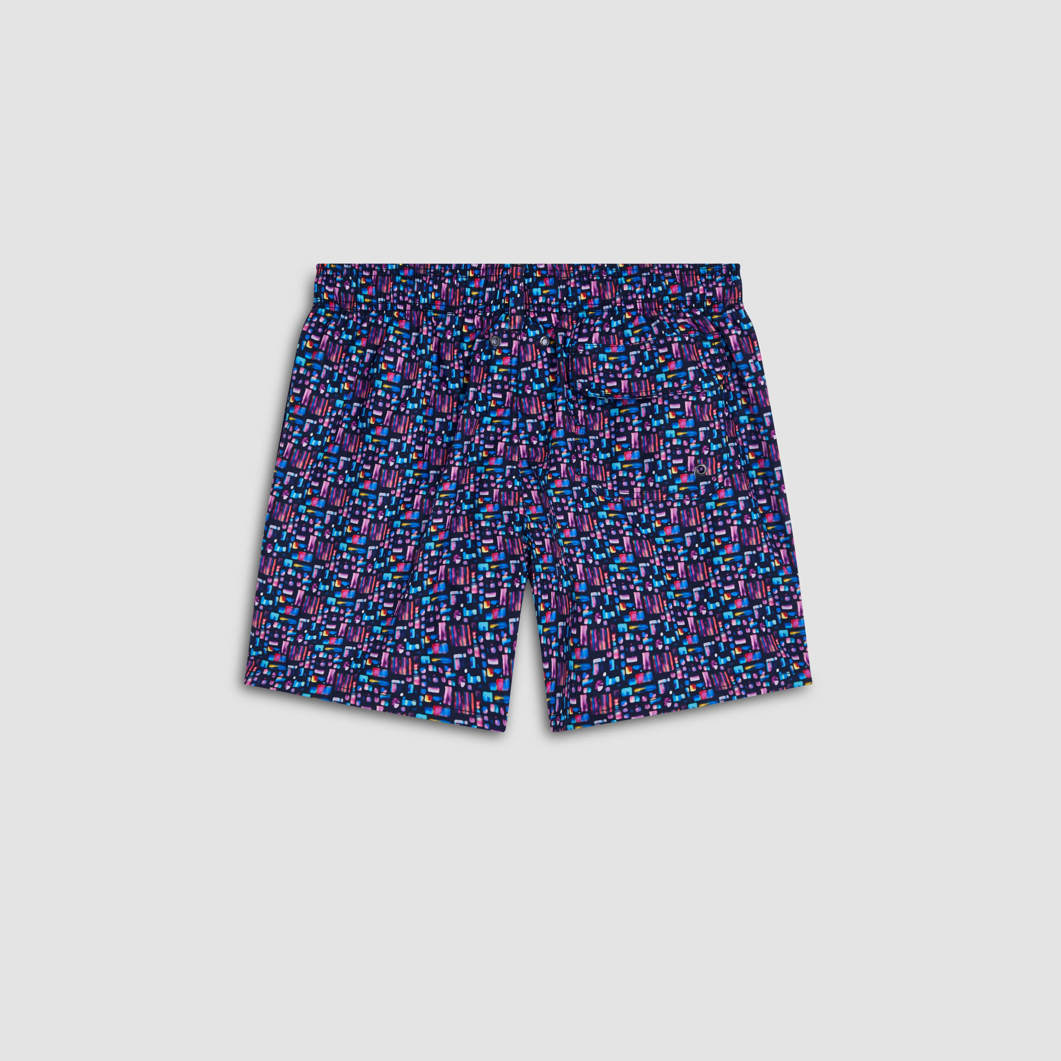 Archer Abstract Swim Trunks sold by Bugatchi product image thumbnail 2