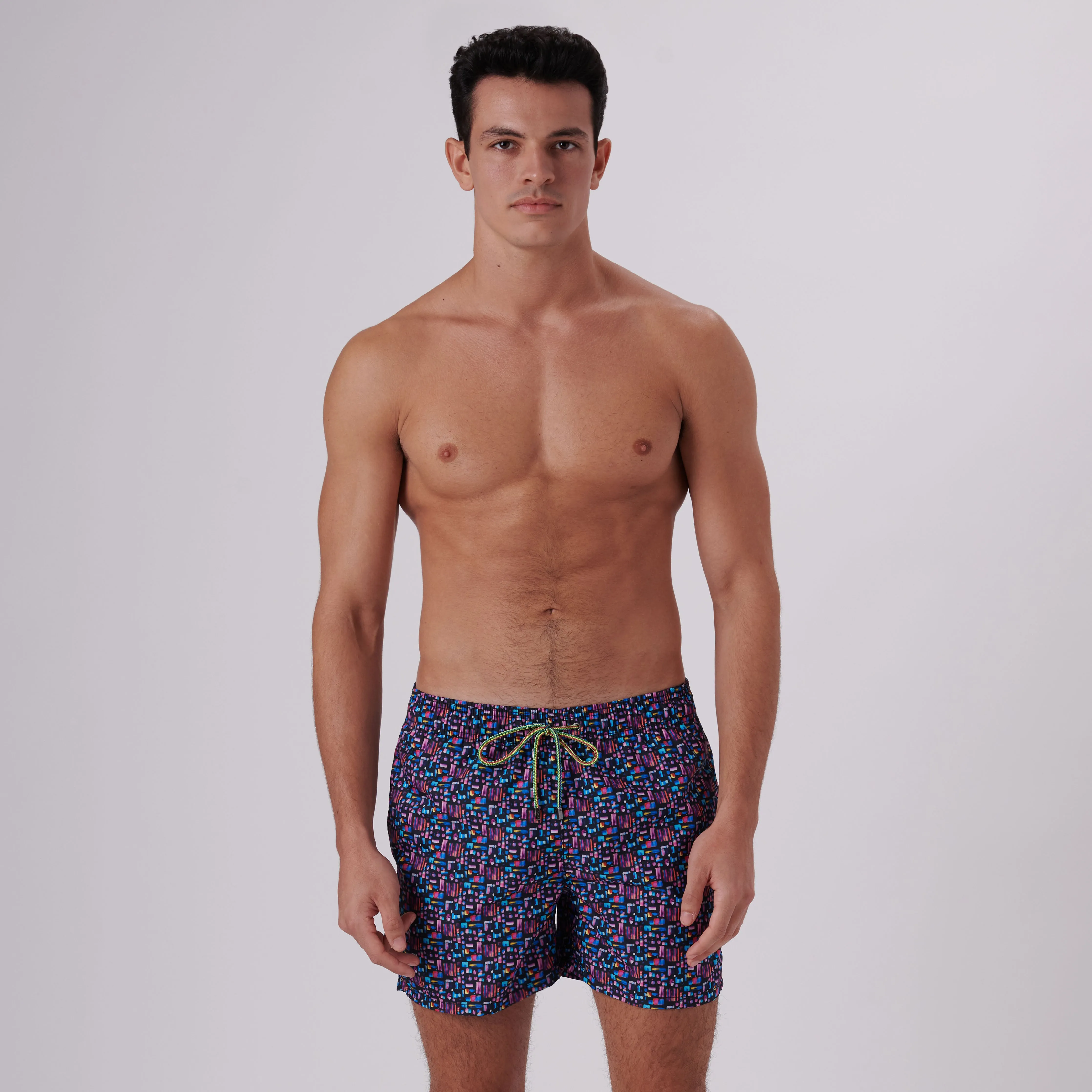 Archer Abstract Swim Trunks sold by Bugatchi product image thumbnail 3