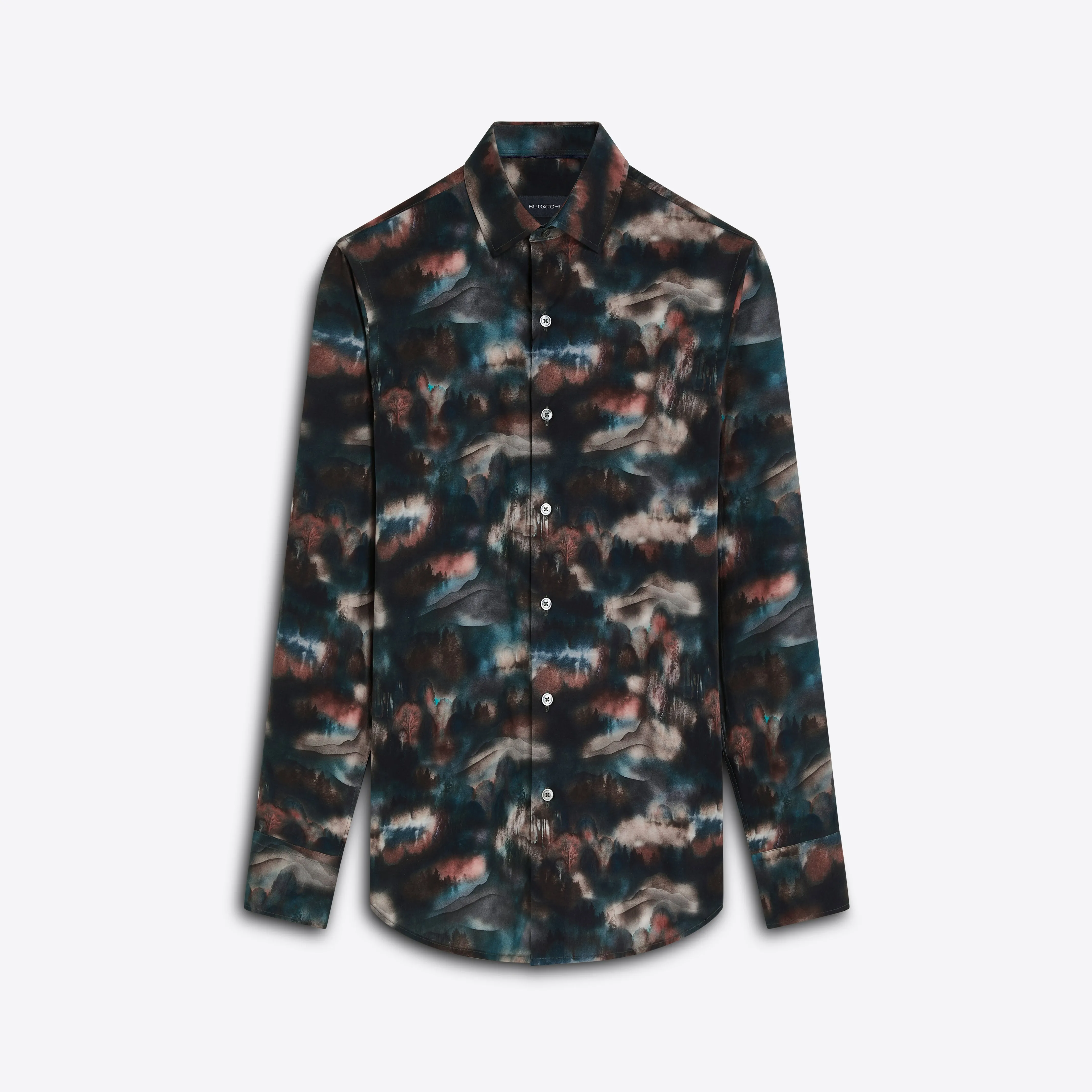 JULIAN Landscape Print Shirt sold by Bugatchi