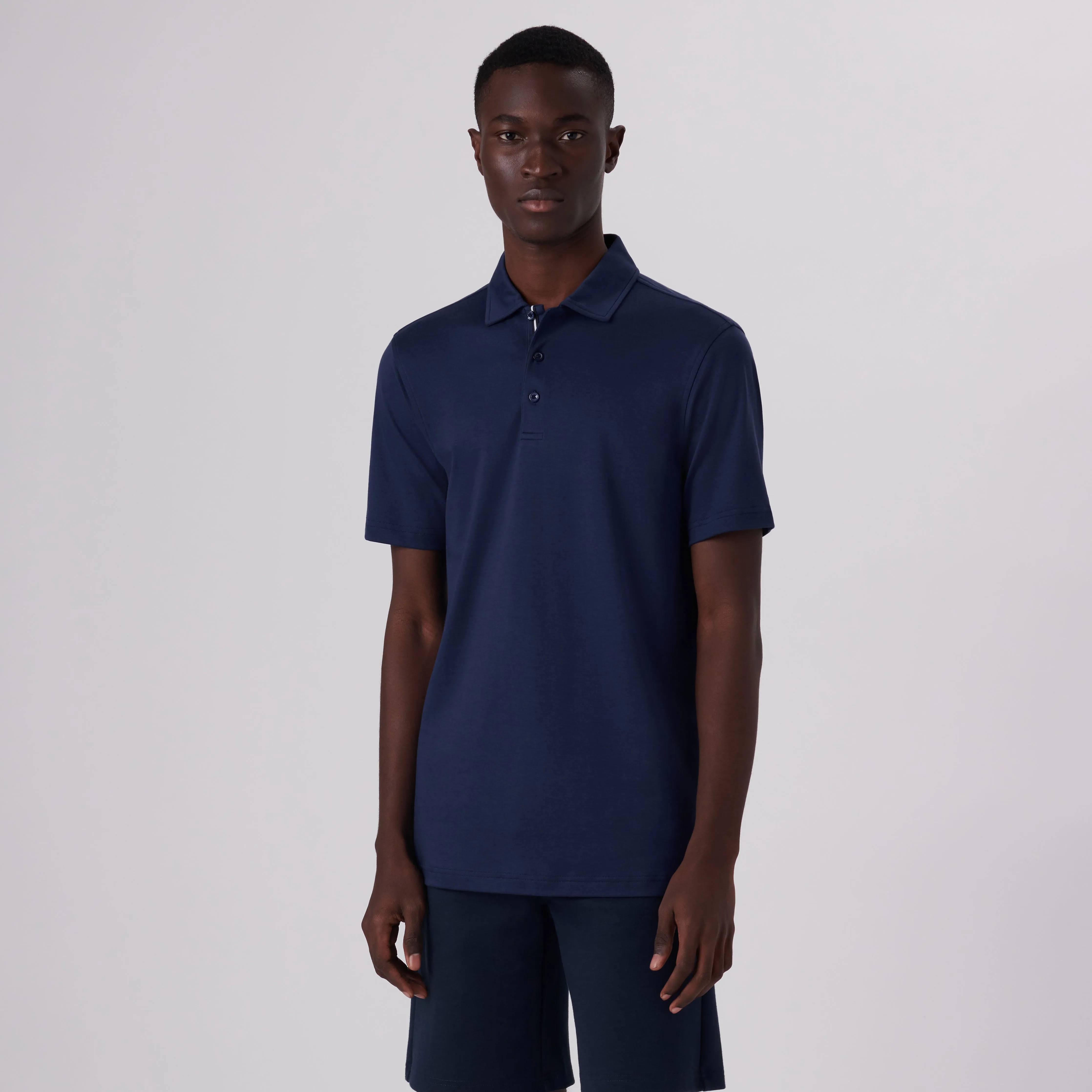 Hendrix Solid Polo Shirt sold by Bugatchi product image thumbnail 2
