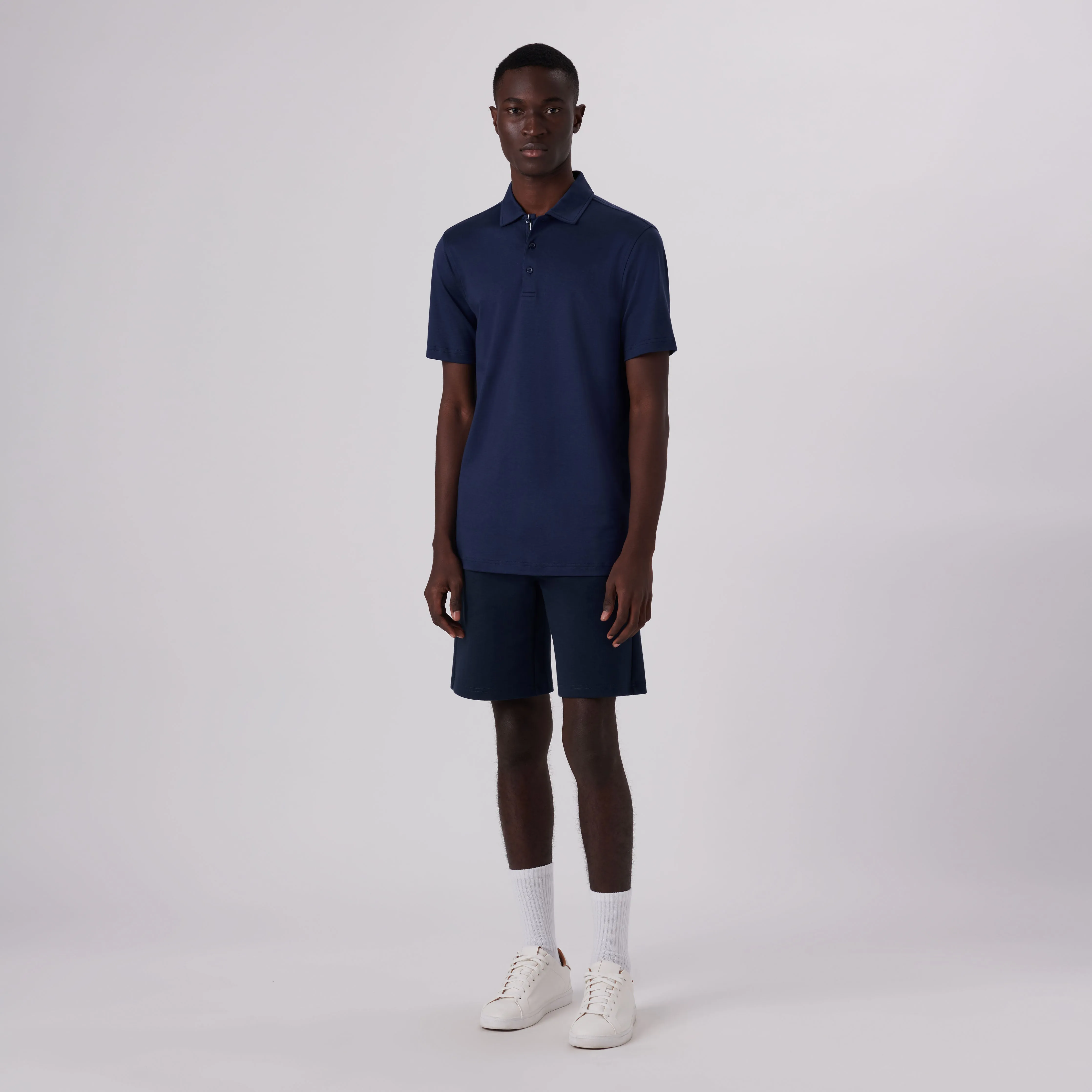 Hendrix Solid Polo Shirt sold by Bugatchi product image thumbnail 5