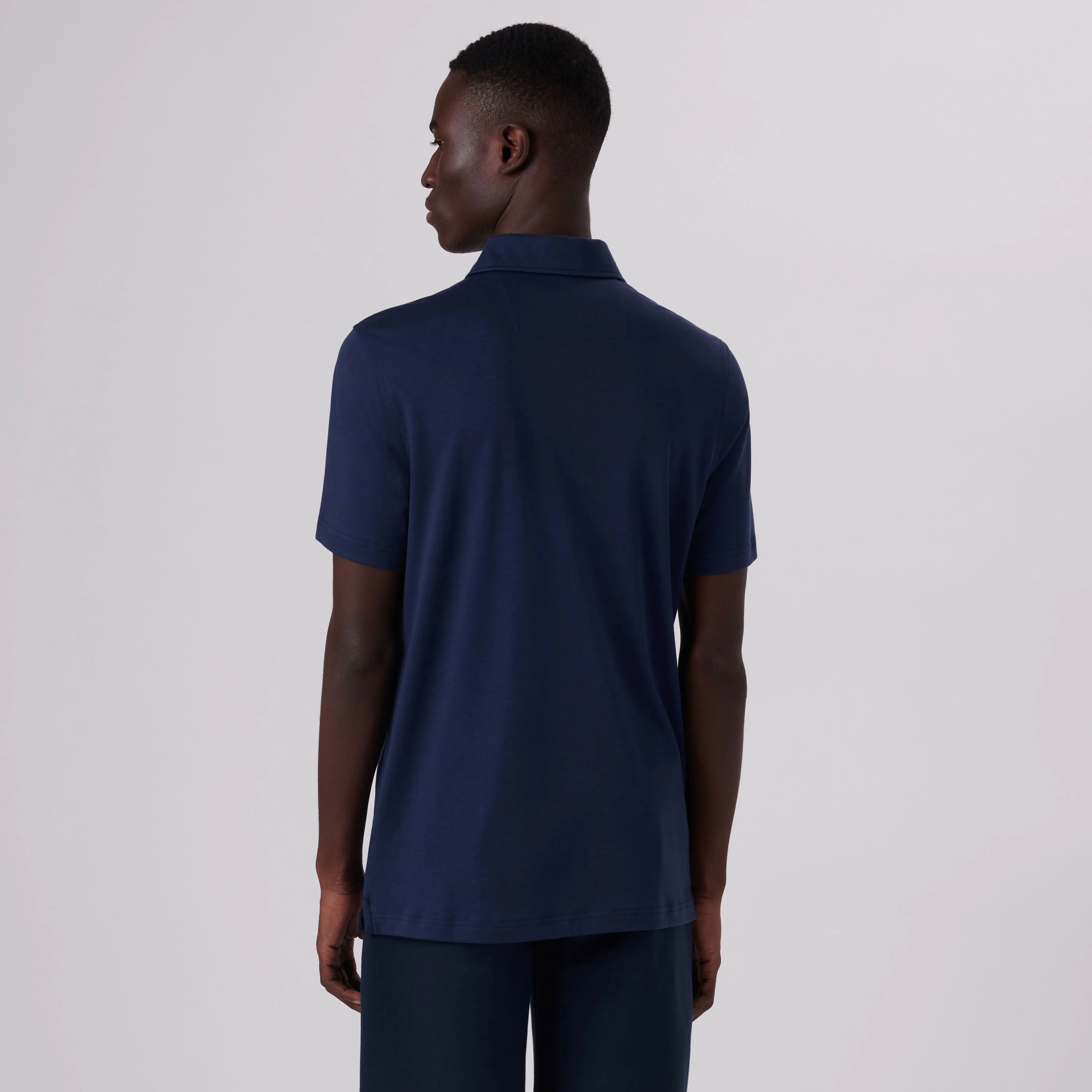 Hendrix Solid Polo Shirt sold by Bugatchi product image thumbnail 4