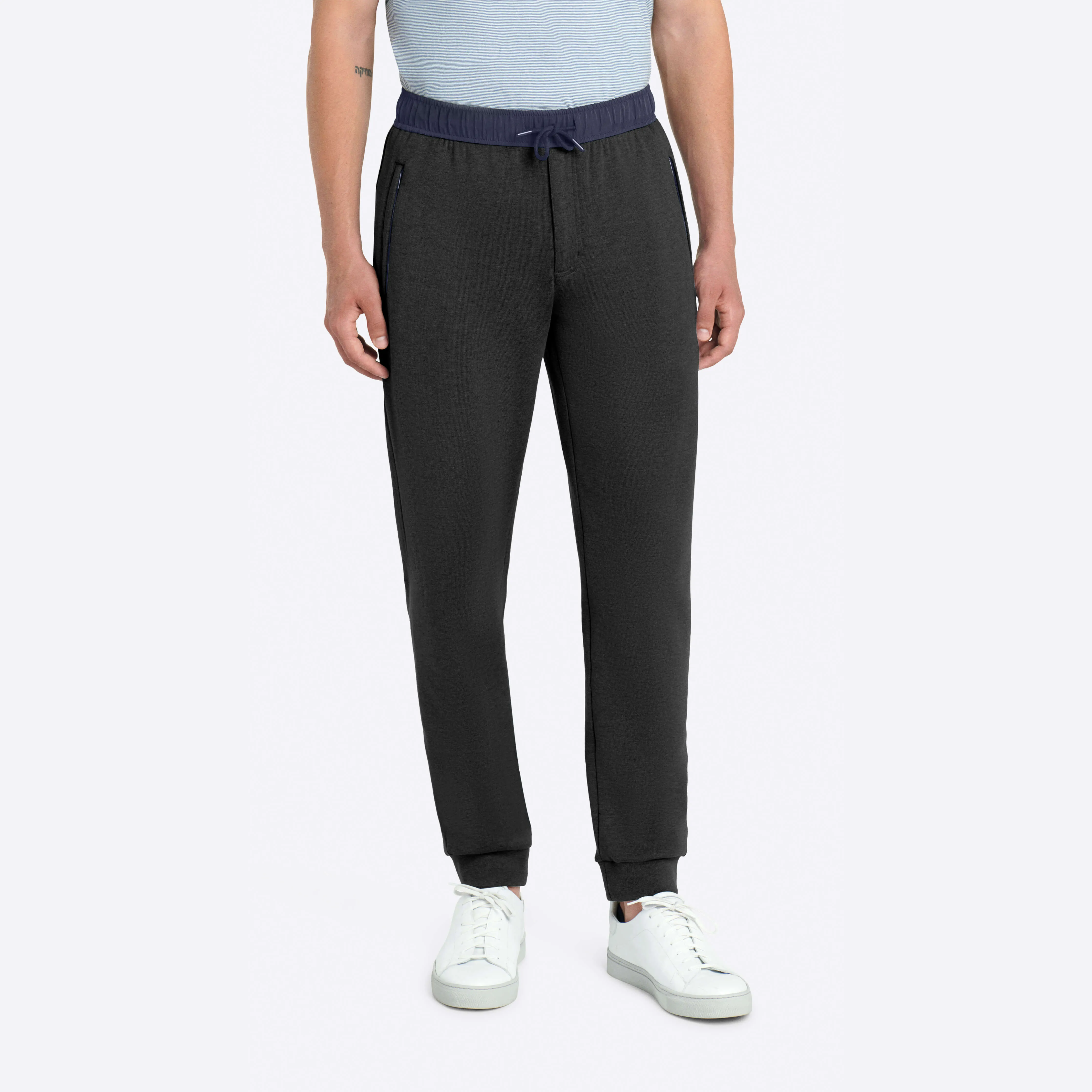 Comfort Solid Heather Drawstring Pant sold by Bugatchi product image thumbnail 2