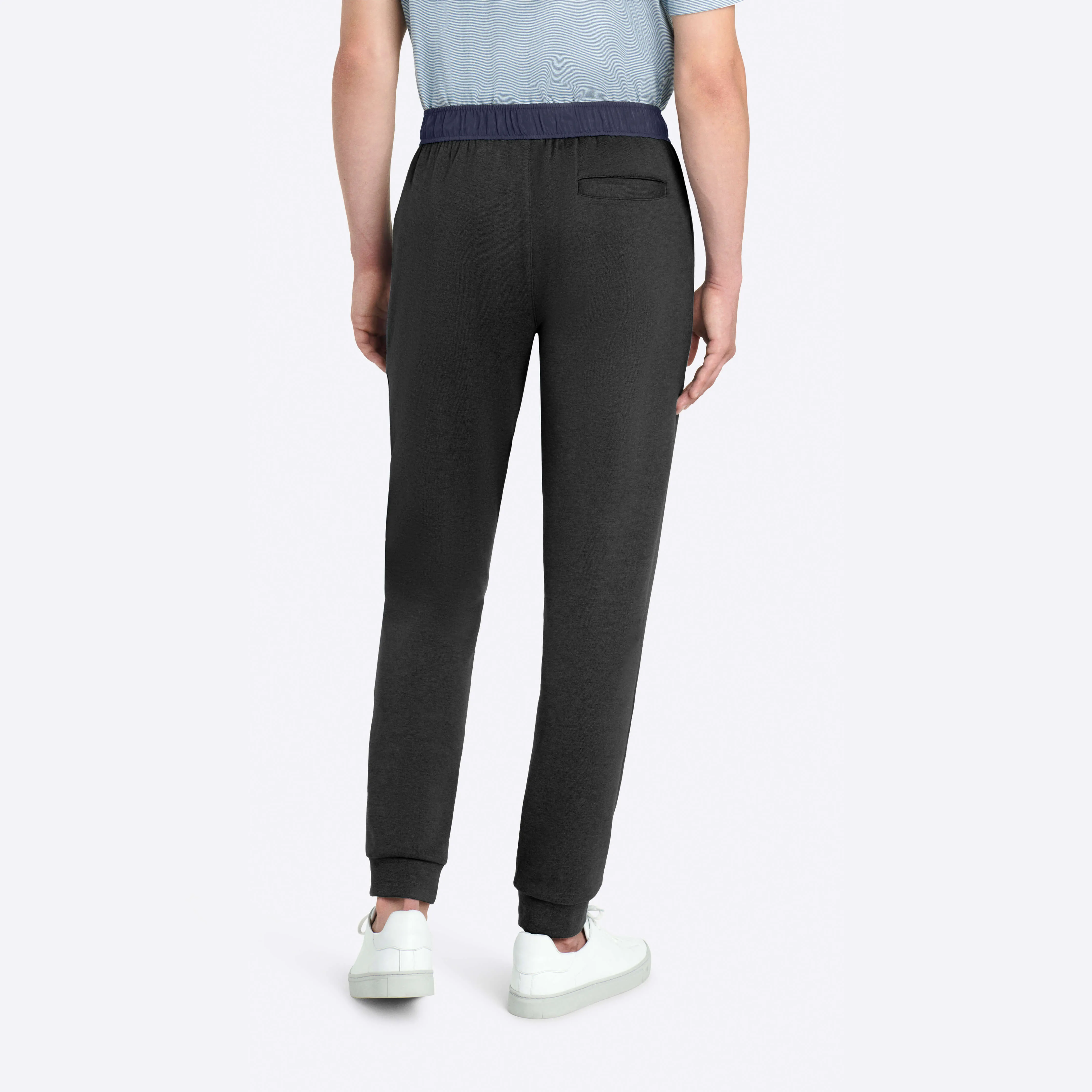 Comfort Solid Heather Drawstring Pant sold by Bugatchi product image thumbnail 4