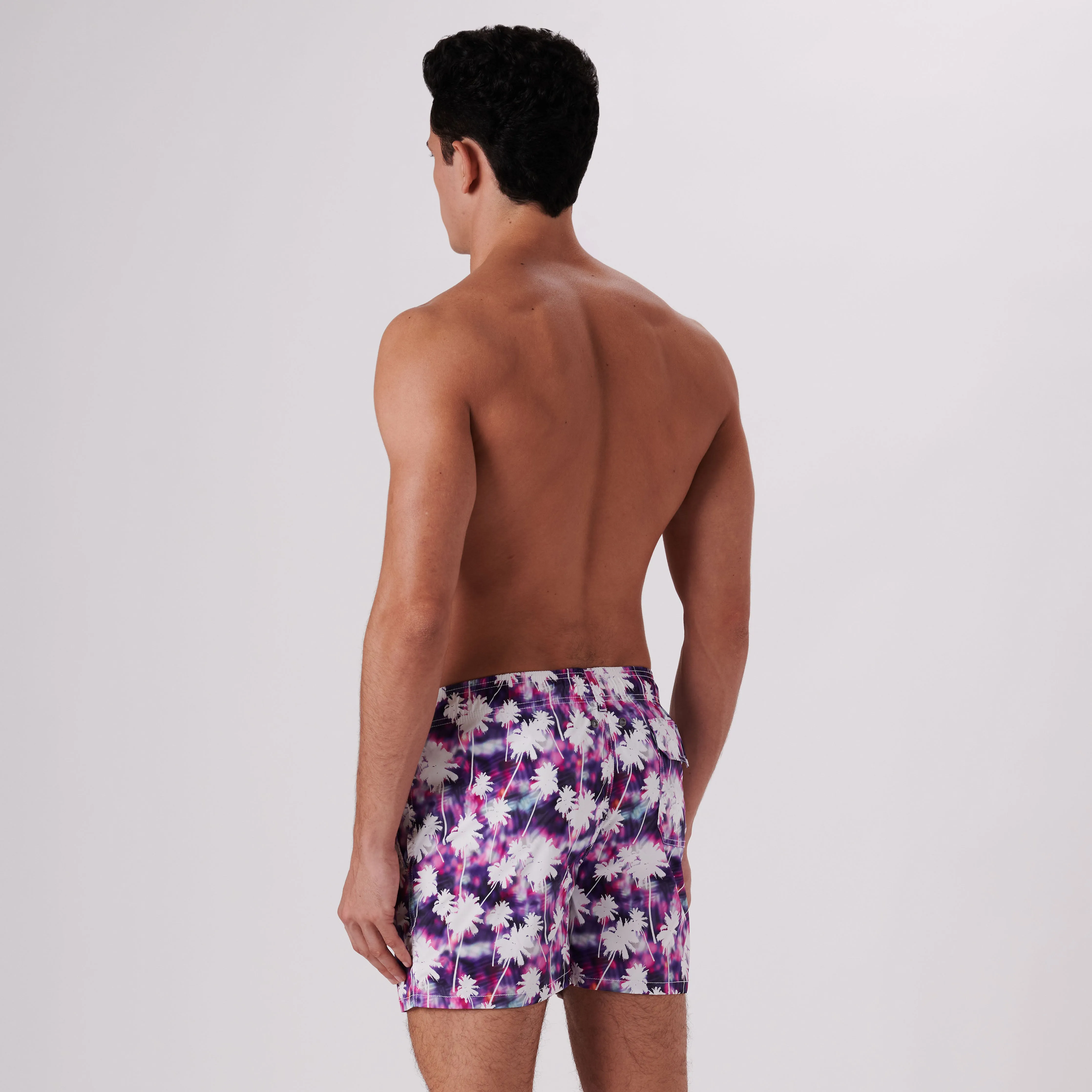 Archer Tropical Watercolor Swim Trunks sold by Bugatchi product image thumbnail 5