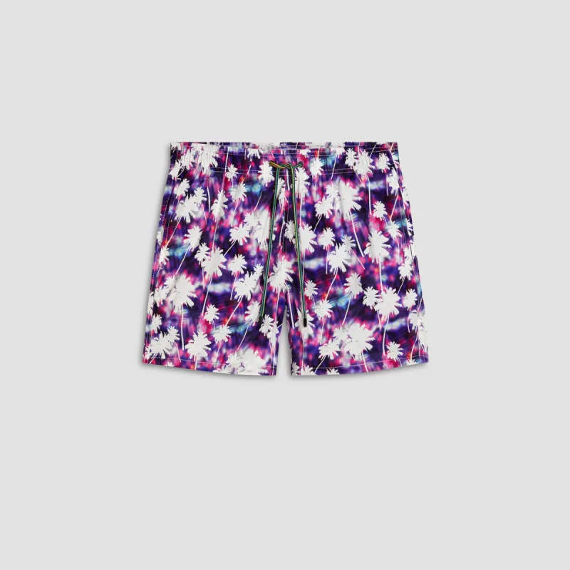 Archer Tropical Watercolor Swim Trunks sold by Bugatchi