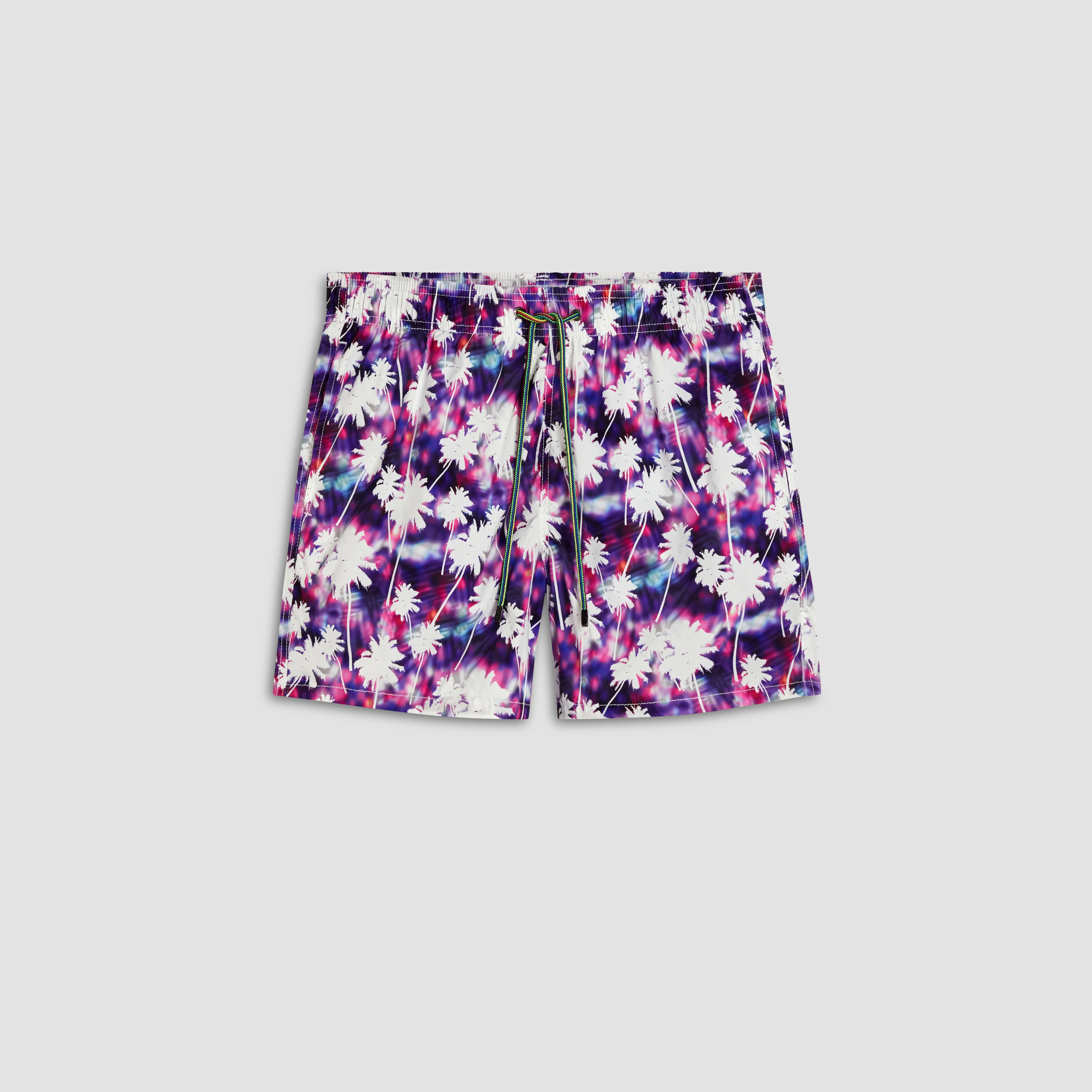 Archer Tropical Watercolor Swim Trunks sold by Bugatchi