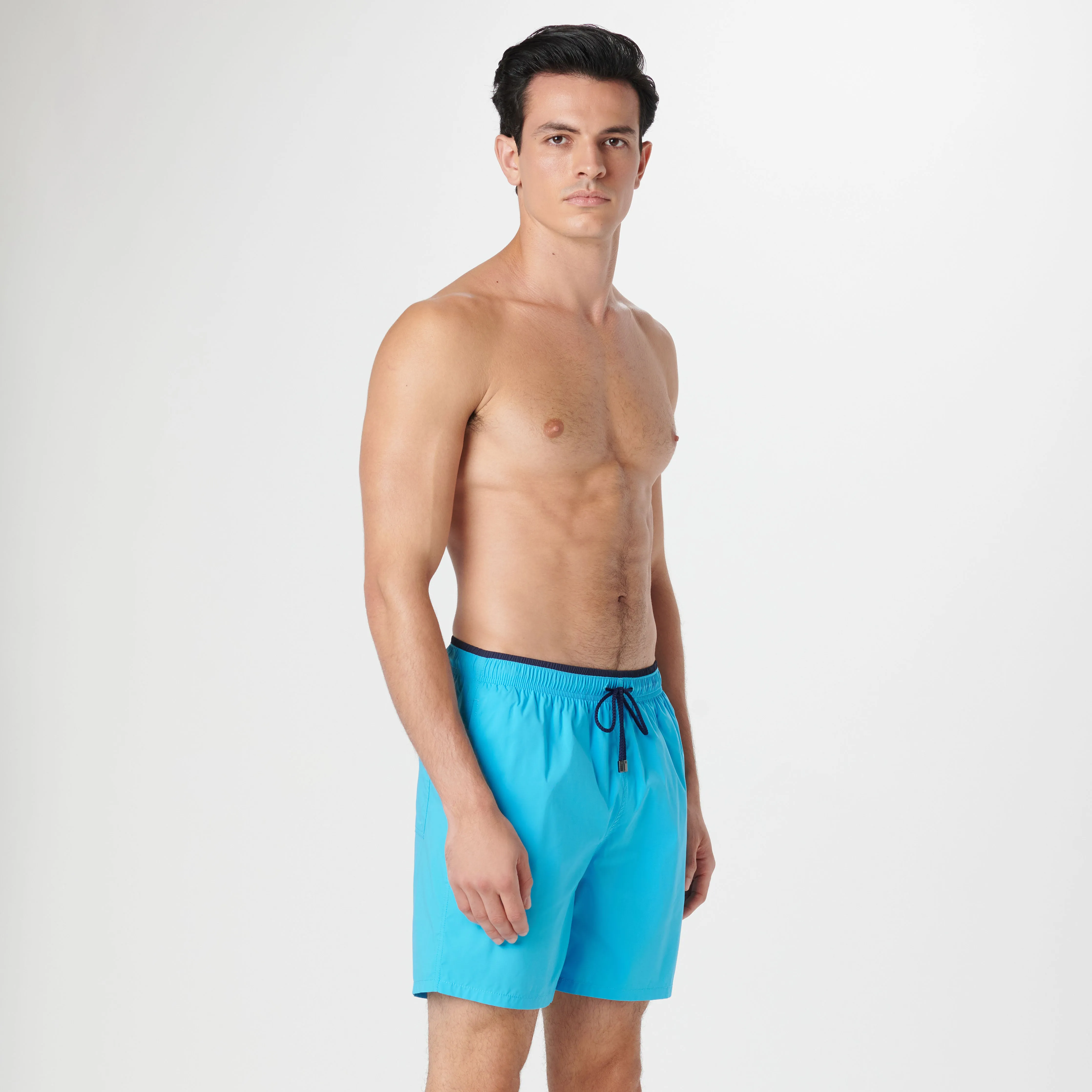 Quinn Solid Swim Trunks sold by Bugatchi product image thumbnail 3