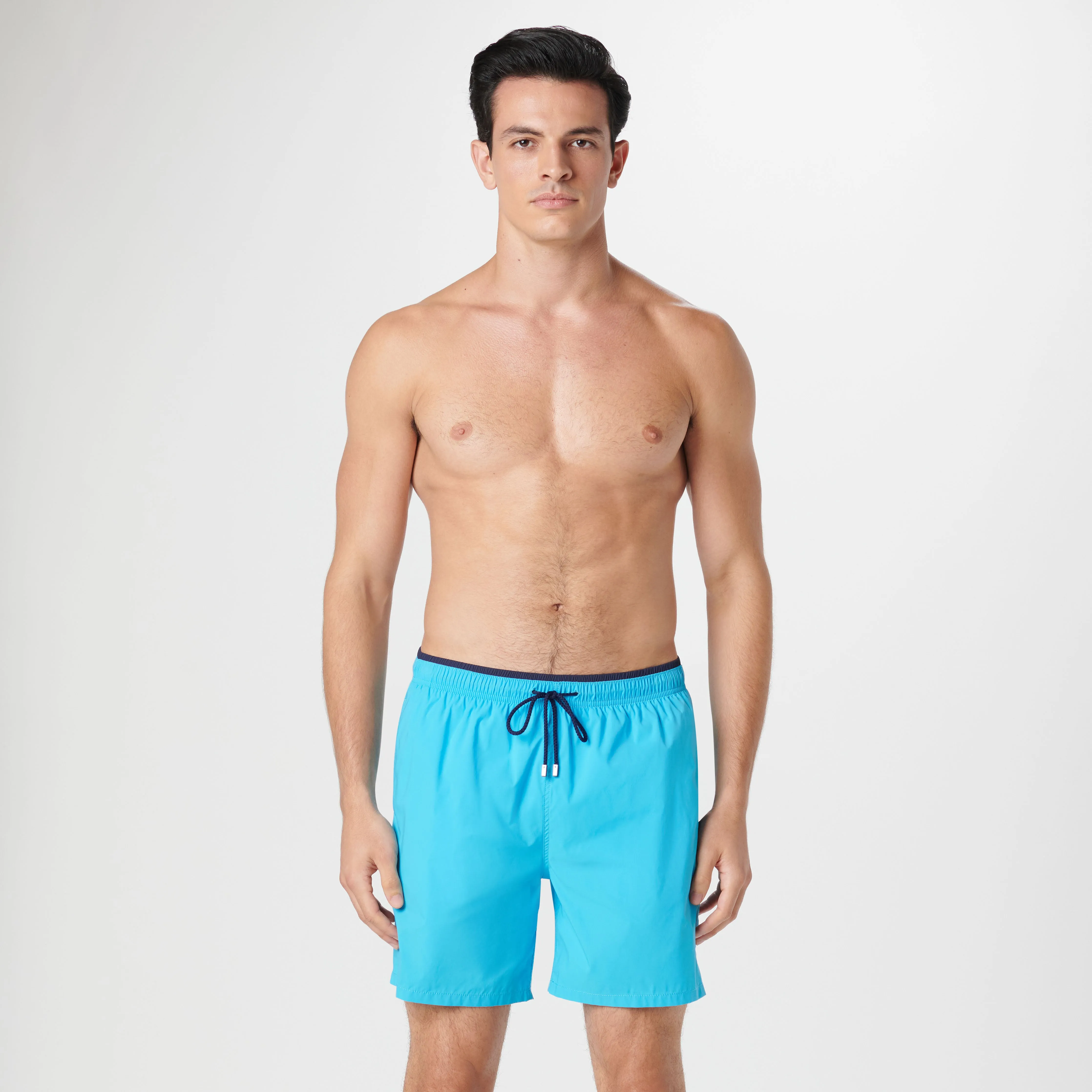 Quinn Solid Swim Trunks sold by Bugatchi product image thumbnail 2