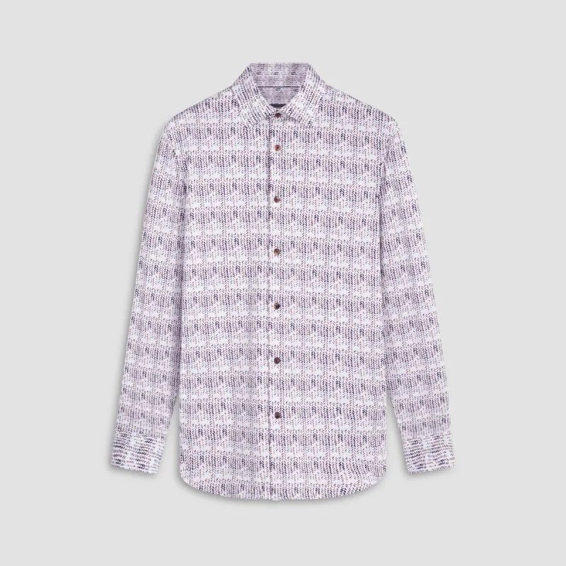 James Abstract Print OoohCotton Shirt sold by Bugatchi