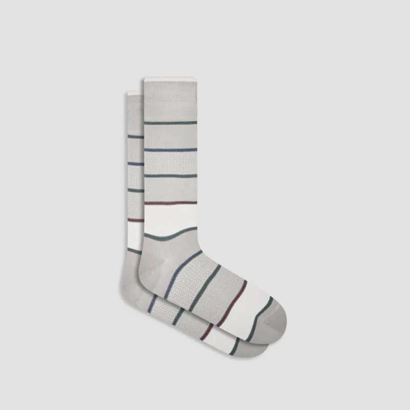 Color Block Mid-Calf Socks sold by Bugatchi
