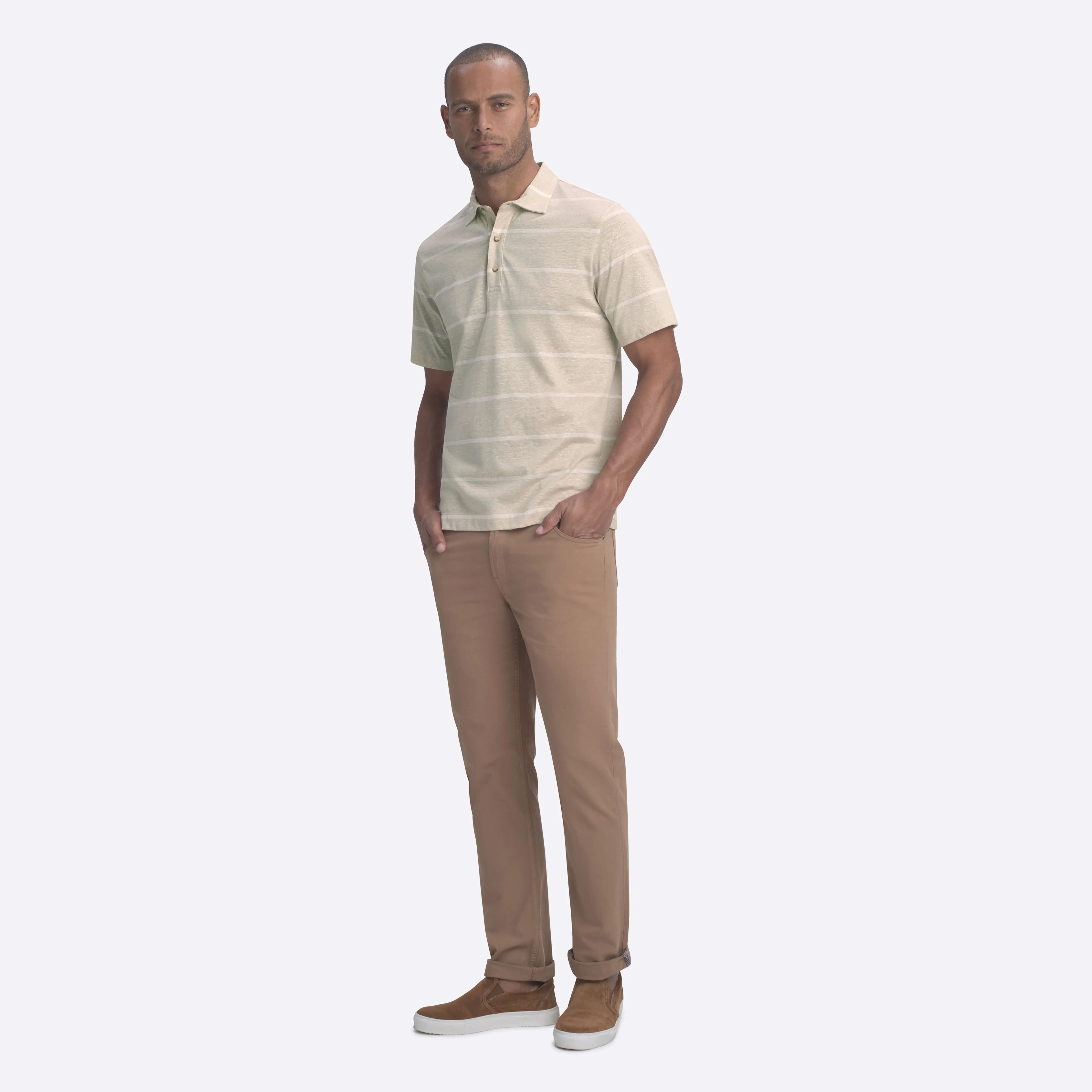 Striped Polo sold by Bugatchi product image thumbnail 5