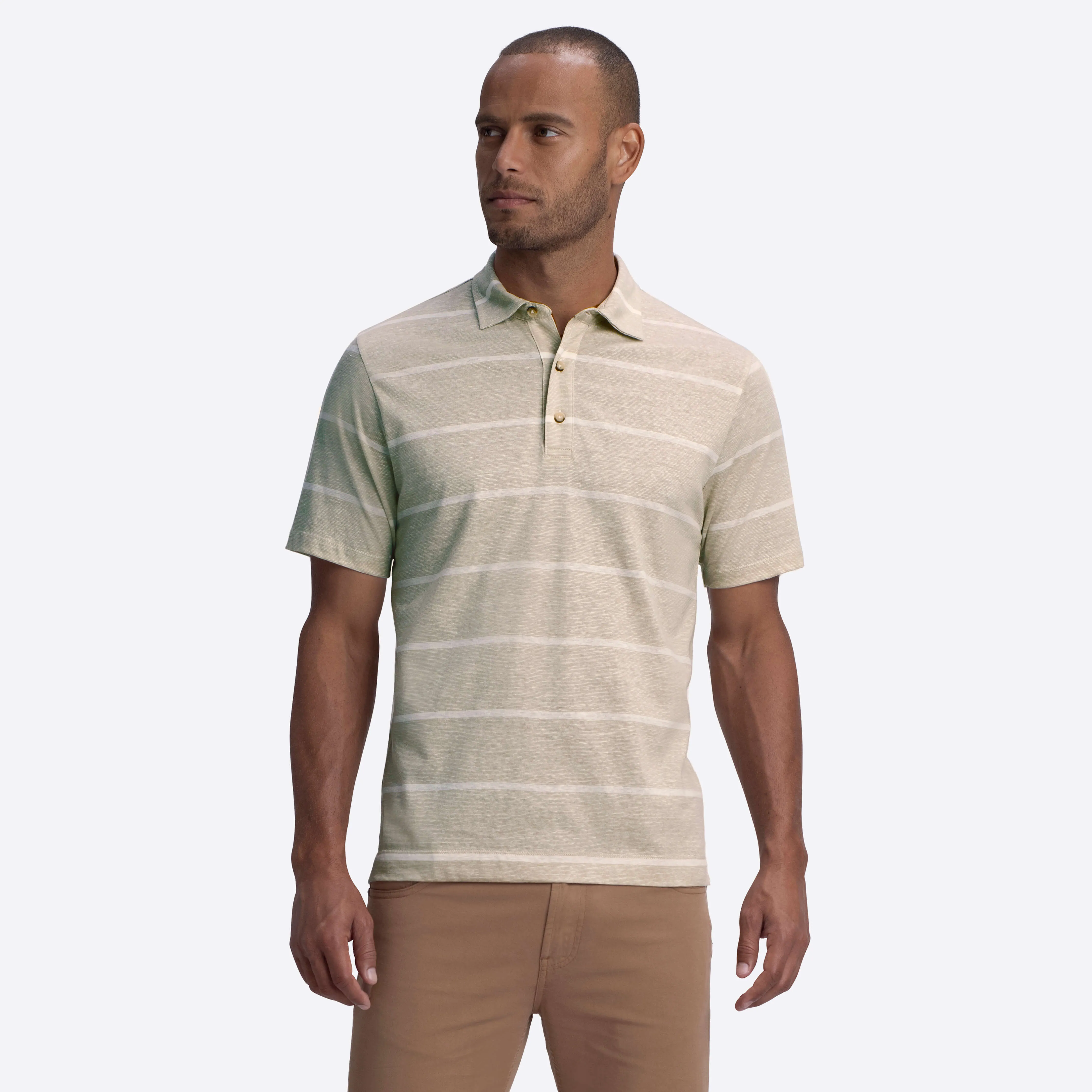Striped Polo sold by Bugatchi product image thumbnail 2