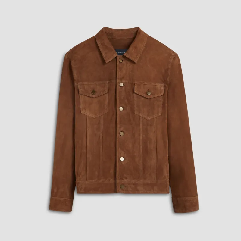 Suede Western Jacket sold by Bugatchi