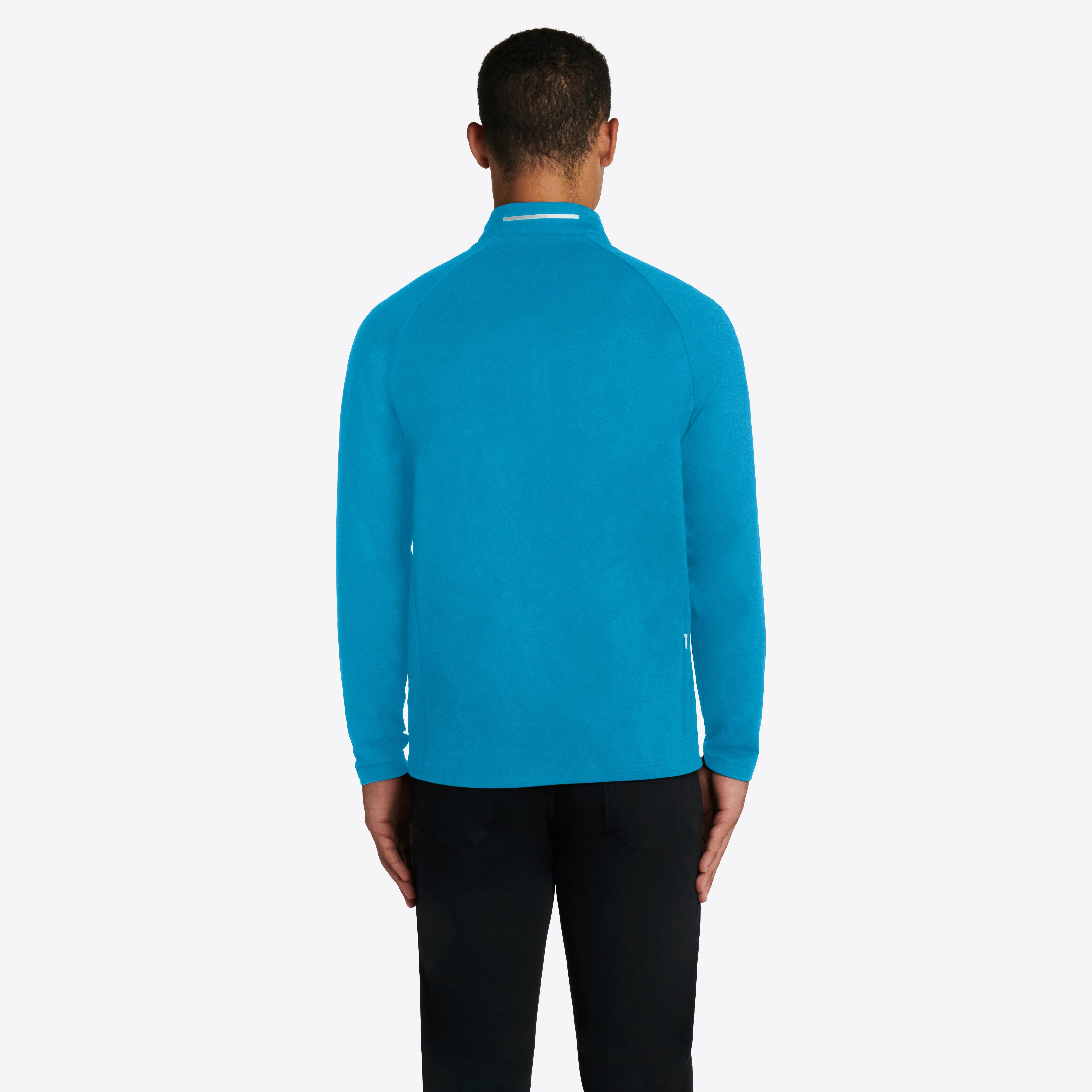 Solid Quarter Zip Mock Neck Pullover sold by Bugatchi product image thumbnail 5