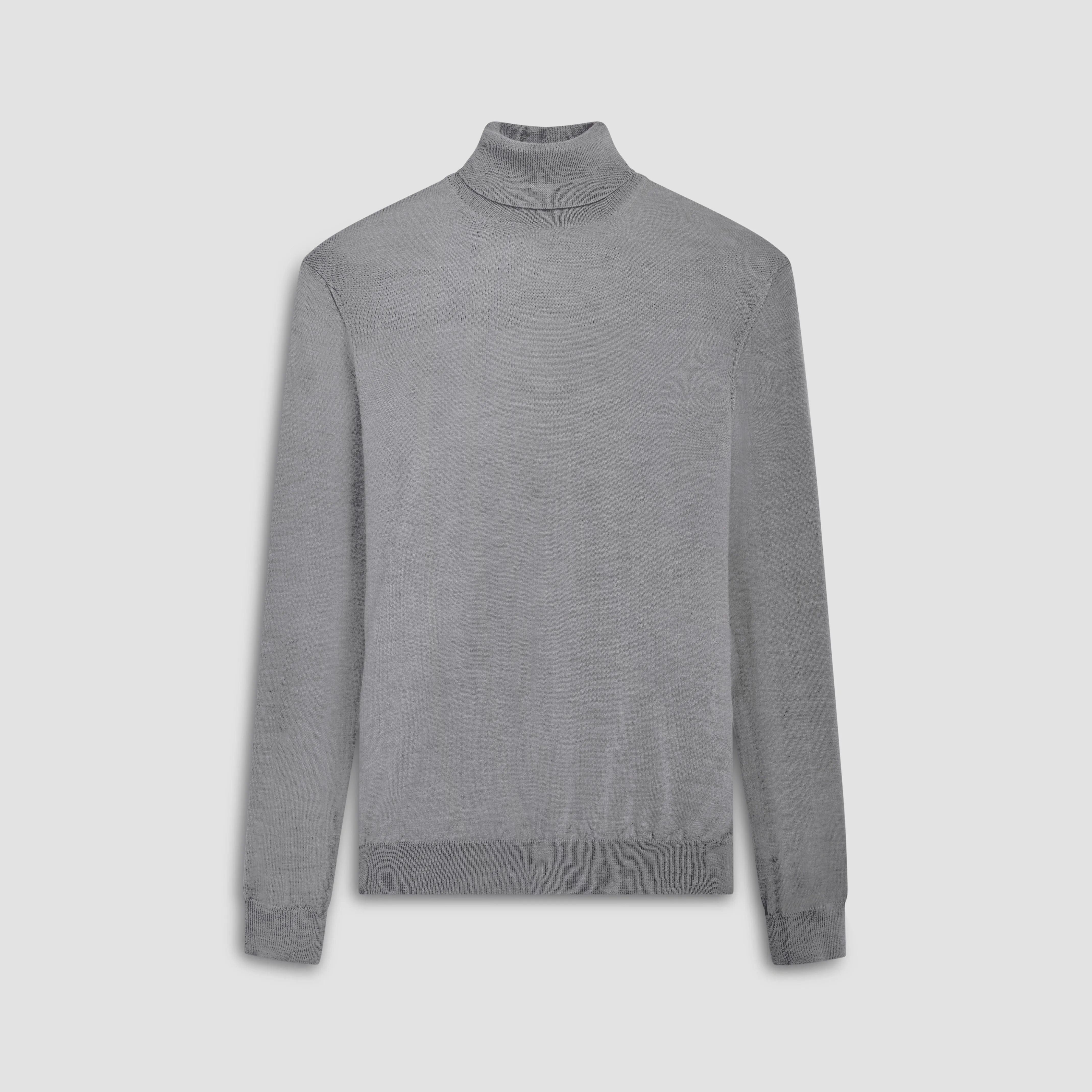 Super Merino Solid Turtleneck Sweater sold by Bugatchi