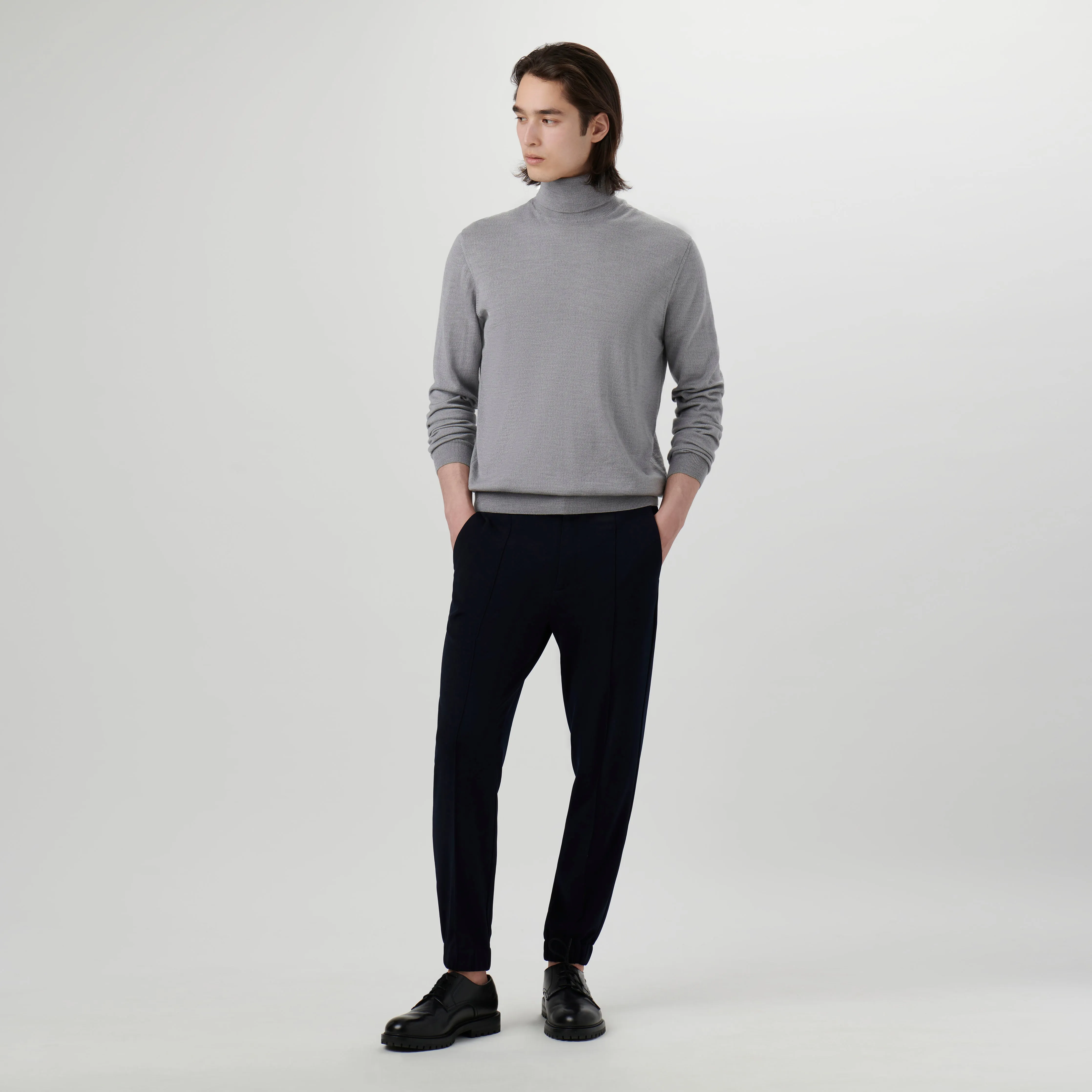 Super Merino Solid Turtleneck Sweater sold by Bugatchi product image thumbnail 5
