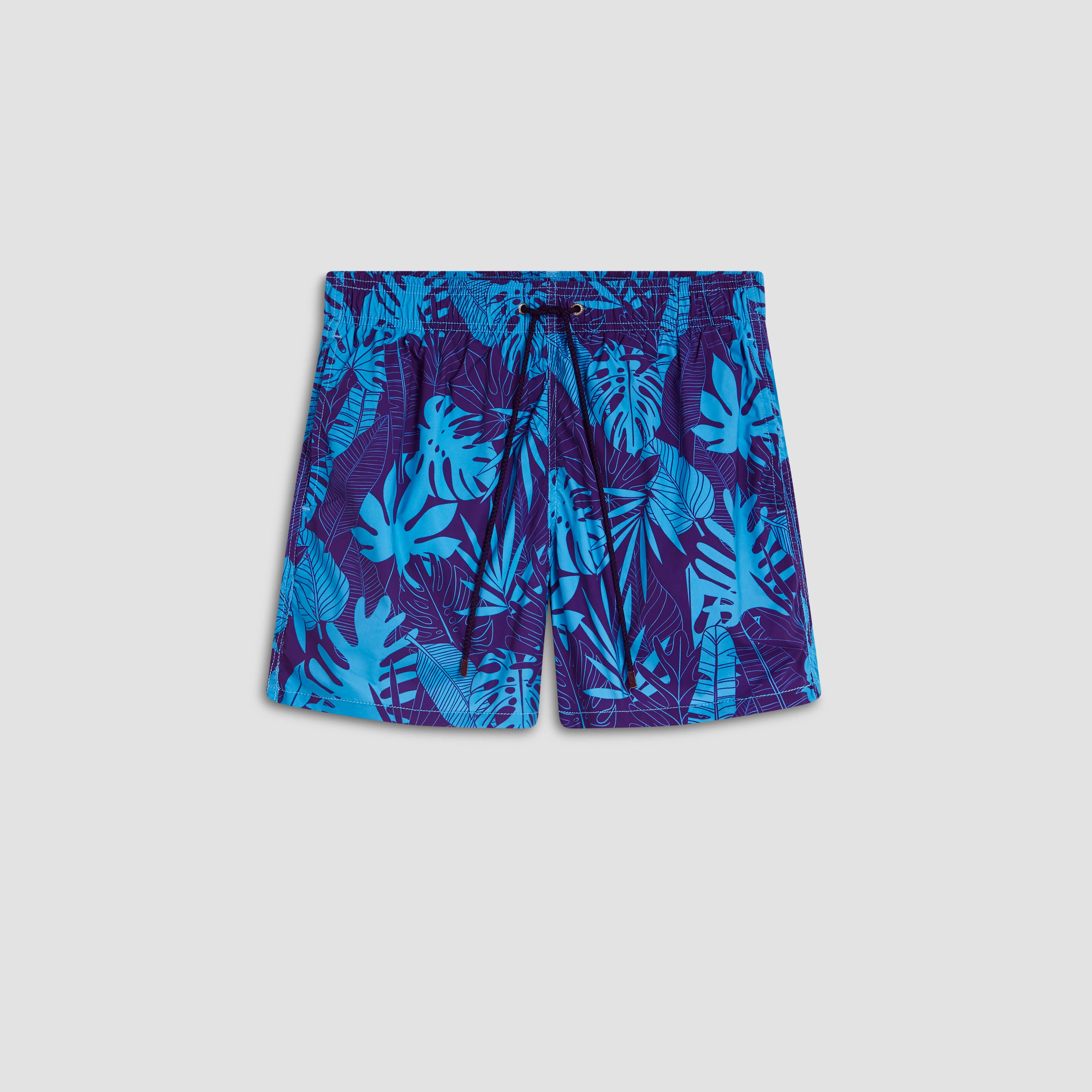 Max Tropical Leaves Swim Trunks sold by Bugatchi