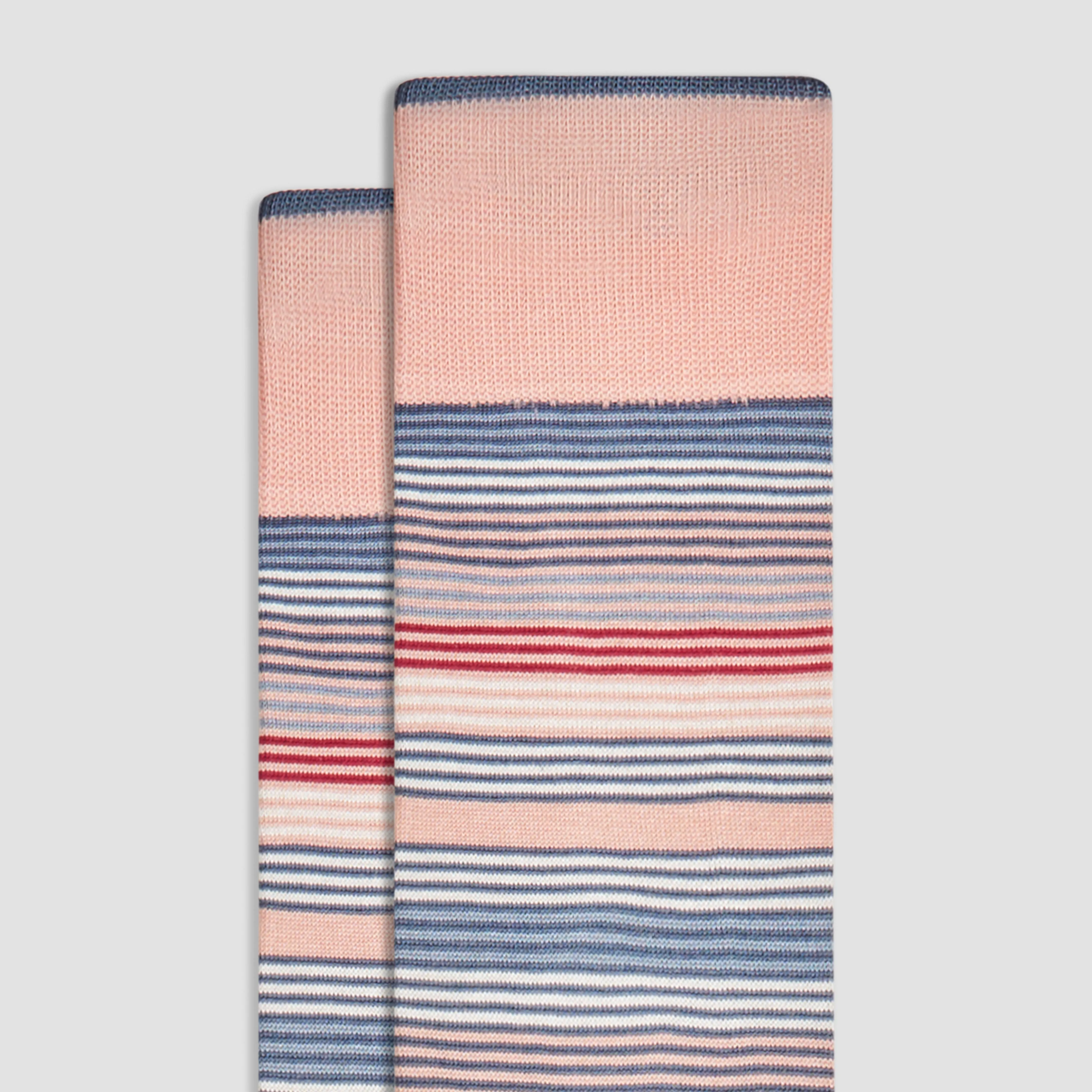 Striped Mid-Calf Socks sold by Bugatchi product image thumbnail 2