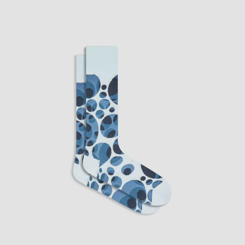 Abstract Mid-Calf Socks sold by Bugatchi