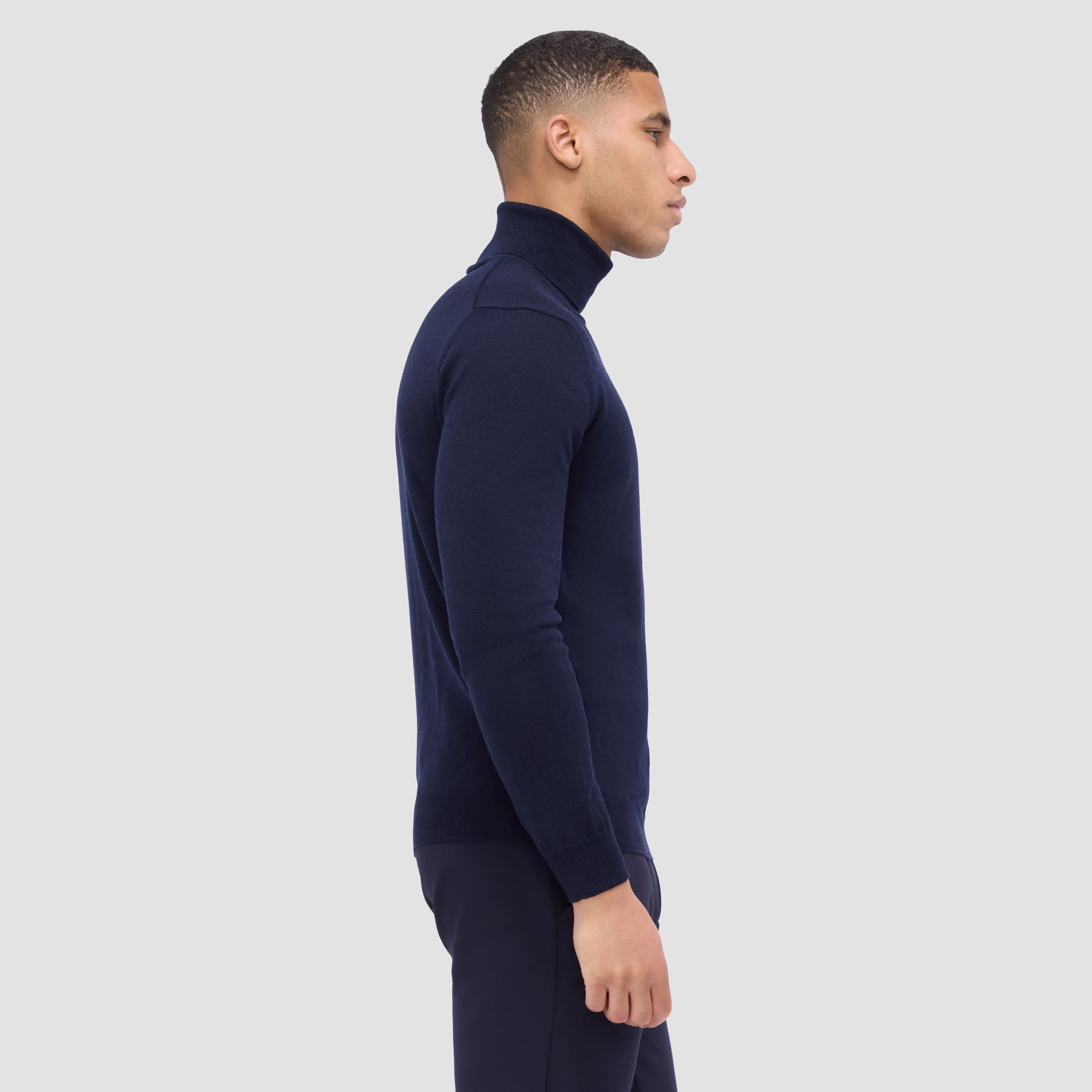 Sawyer Turtleneck Super Merino Sweater sold by Bugatchi product image thumbnail 3