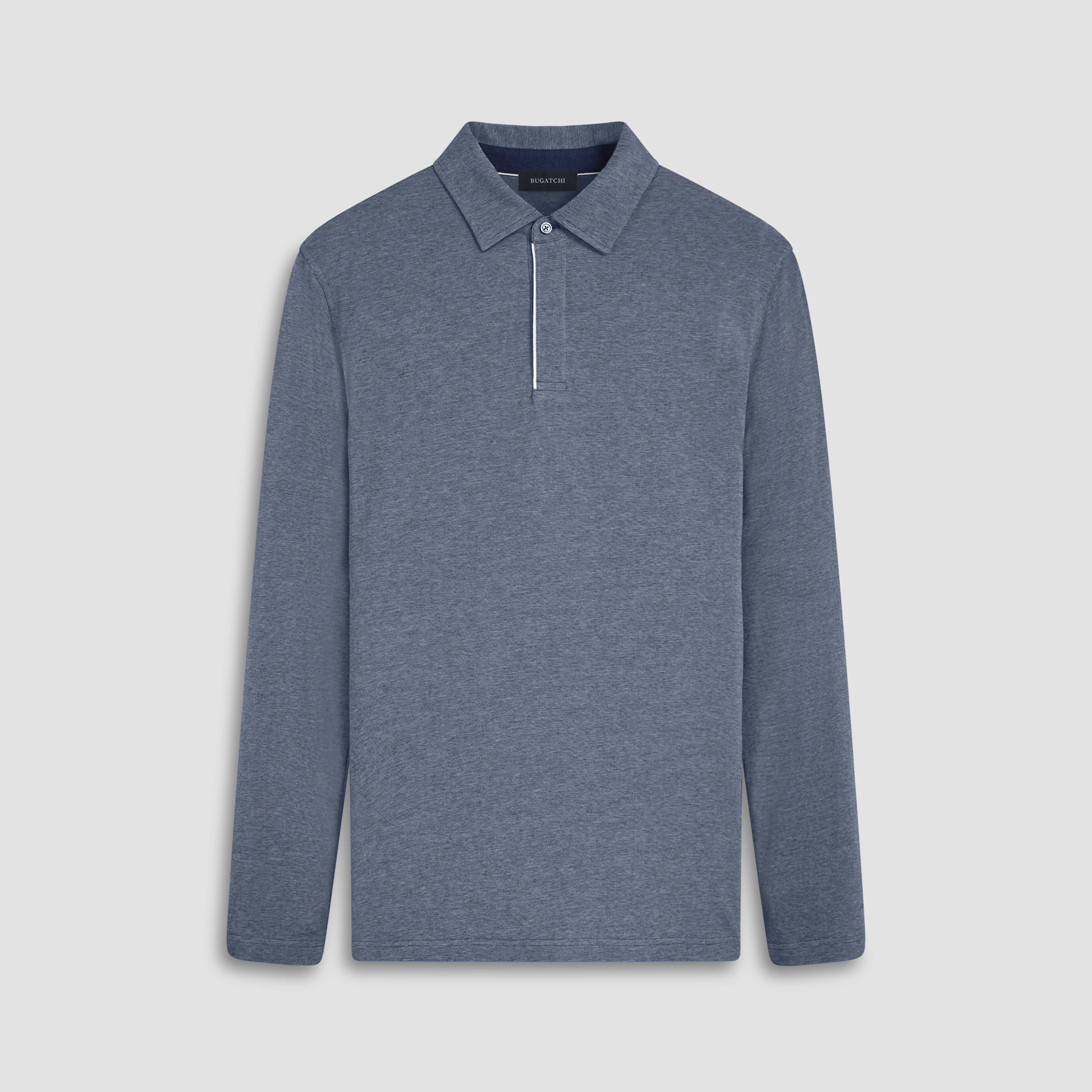 Long-sleeved Polo Shirt sold by Bugatchi