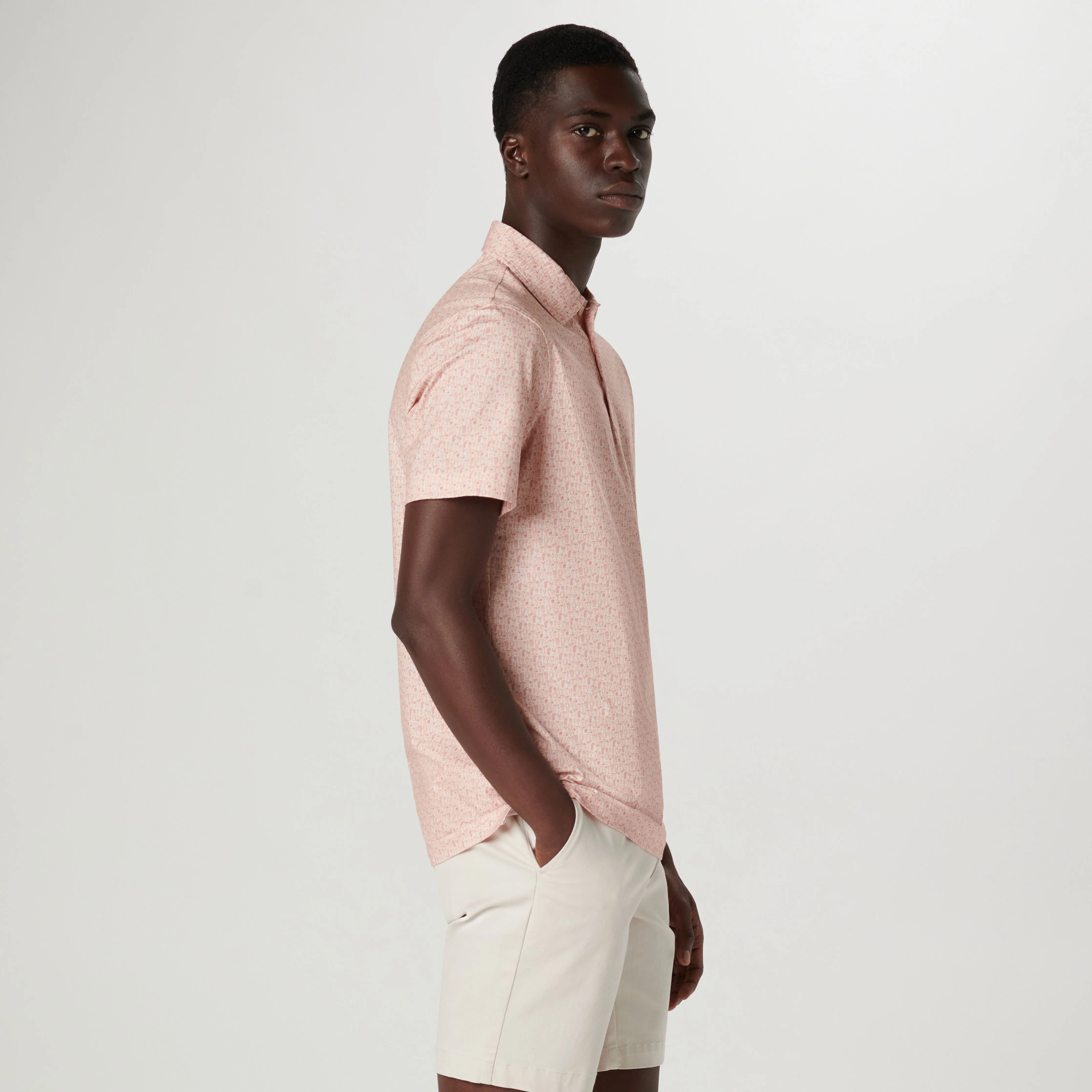 Victor Cocktail OoohCotton Polo sold by Bugatchi product image thumbnail 3