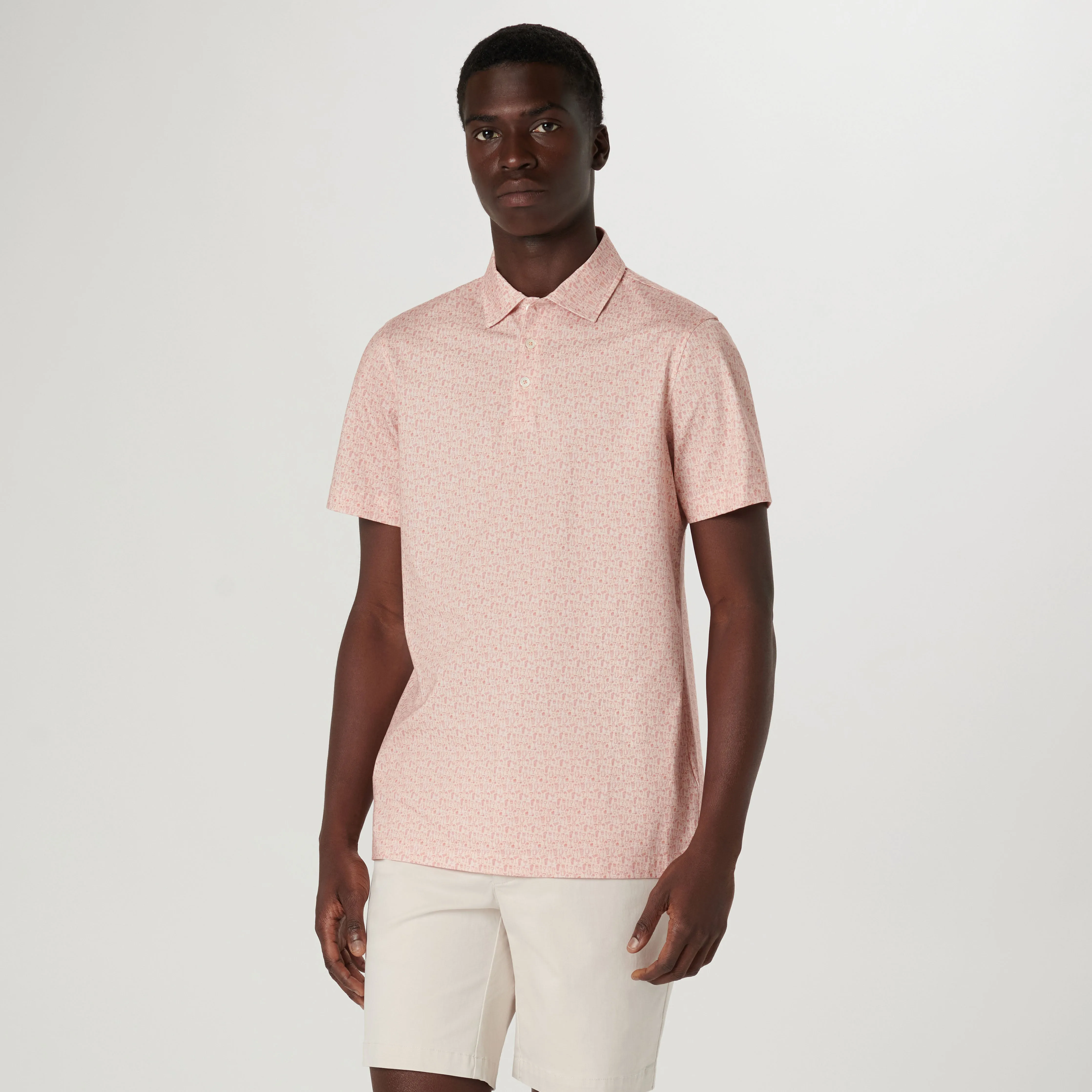 Victor Cocktail OoohCotton Polo sold by Bugatchi product image thumbnail 2