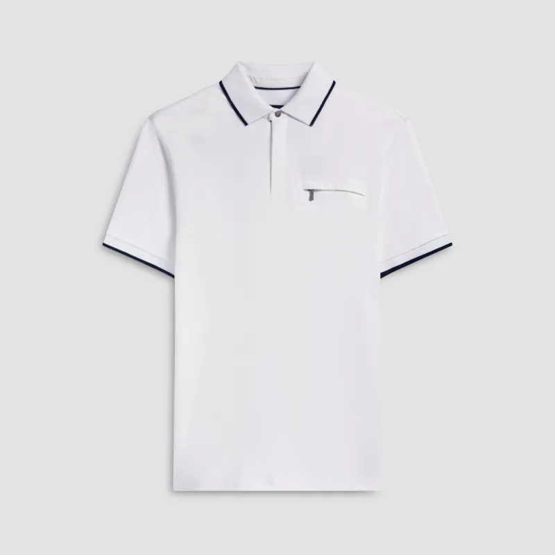 Quarter Zip Polo Shirt sold by Bugatchi