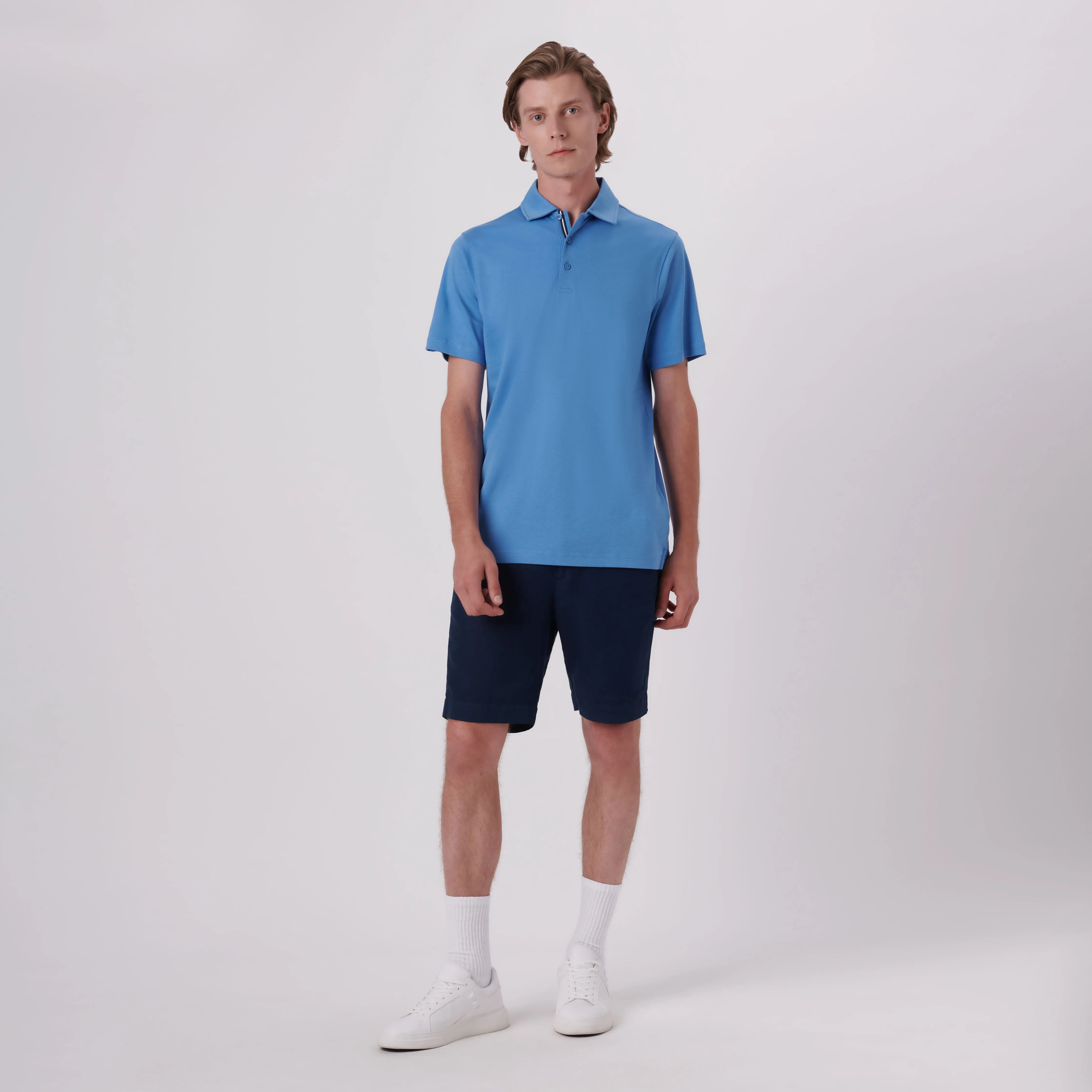 Hendrix Solid Polo Shirt sold by Bugatchi product image thumbnail 5