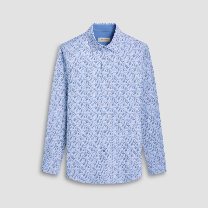 Jimmy Double Sided Barware/Solid OoohCotton Shirt sold by Bugatchi