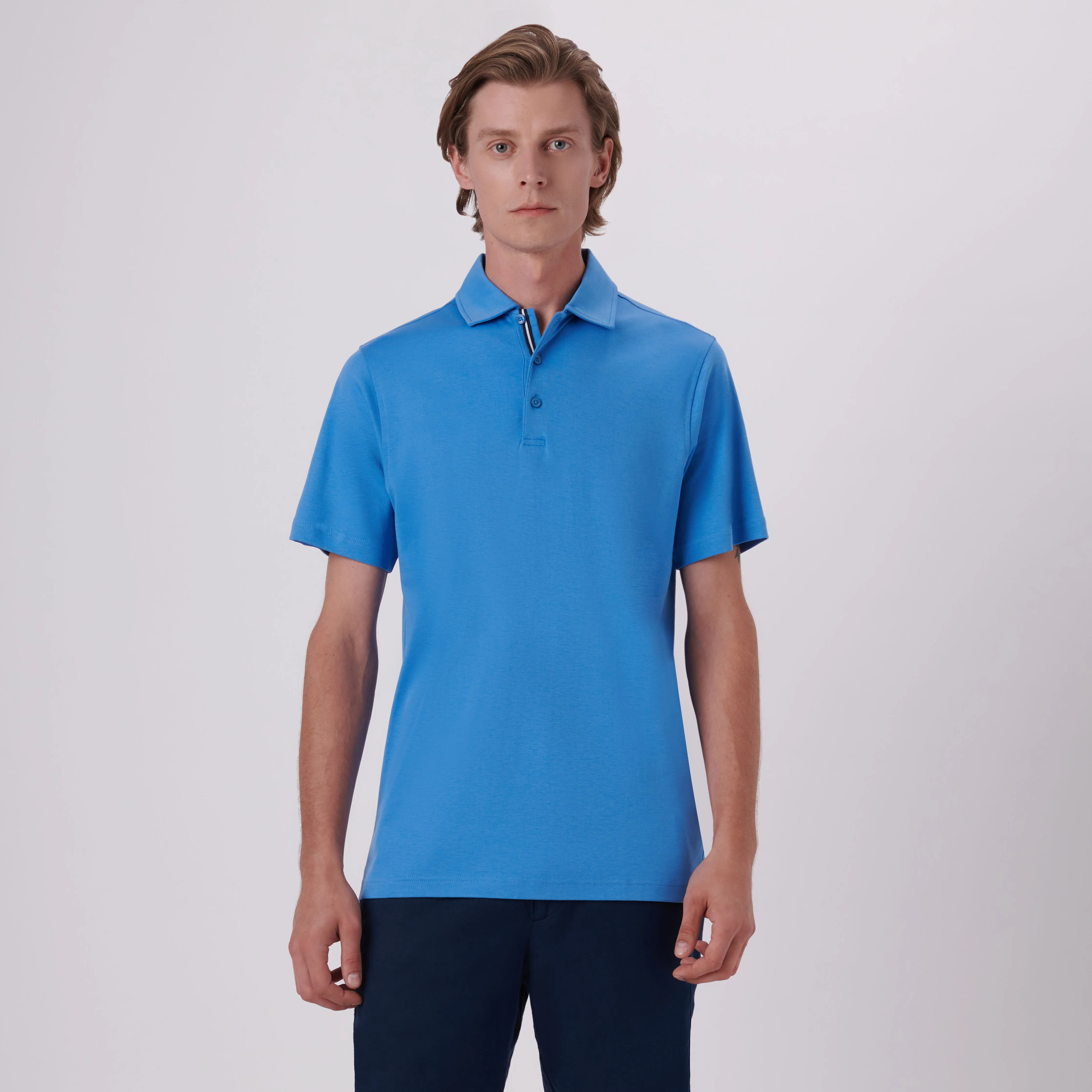 Hendrix Solid Polo Shirt sold by Bugatchi product image thumbnail 2