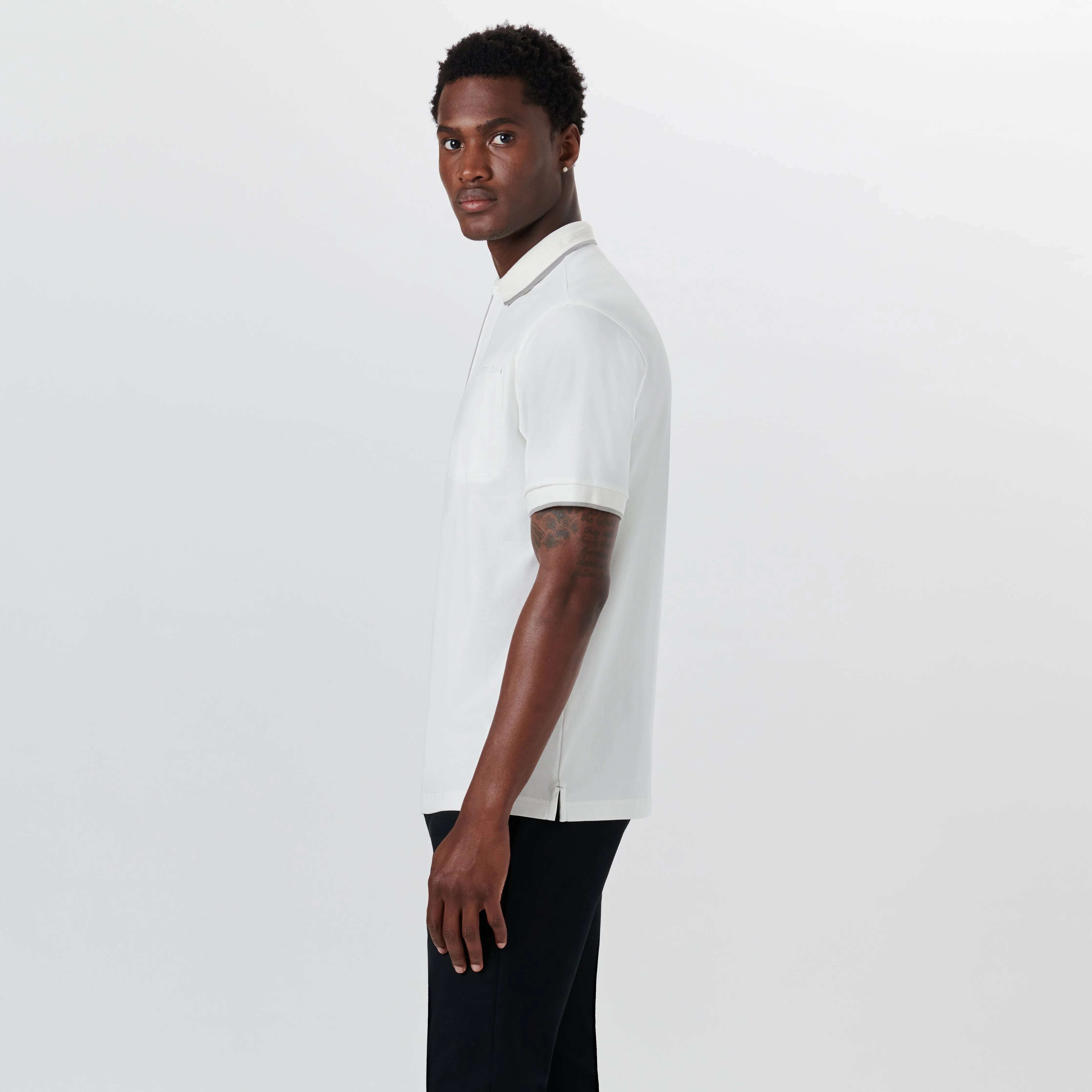 Short Sleeve Polo sold by Bugatchi product image thumbnail 3