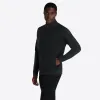 Heather Quarter Zip Mock Neck Pullover sold by Bugatchi