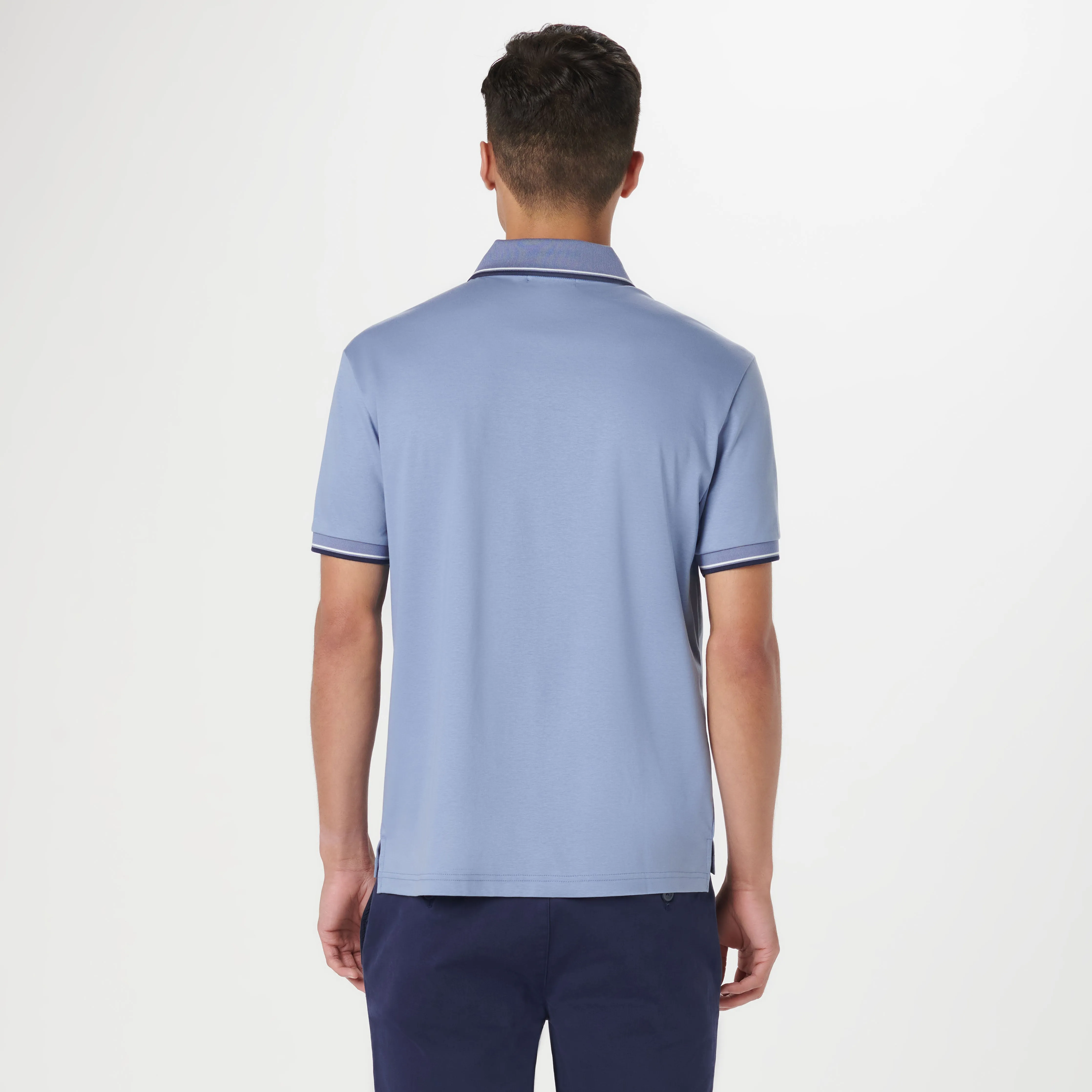 Solid Johnny Collar Polo sold by Bugatchi product image thumbnail 4
