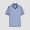 Solid Johnny Collar Polo sold by Bugatchi