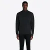 Heather Quarter Zip Mock Neck Pullover sold by Bugatchi