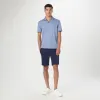 Solid Johnny Collar Polo sold by Bugatchi
