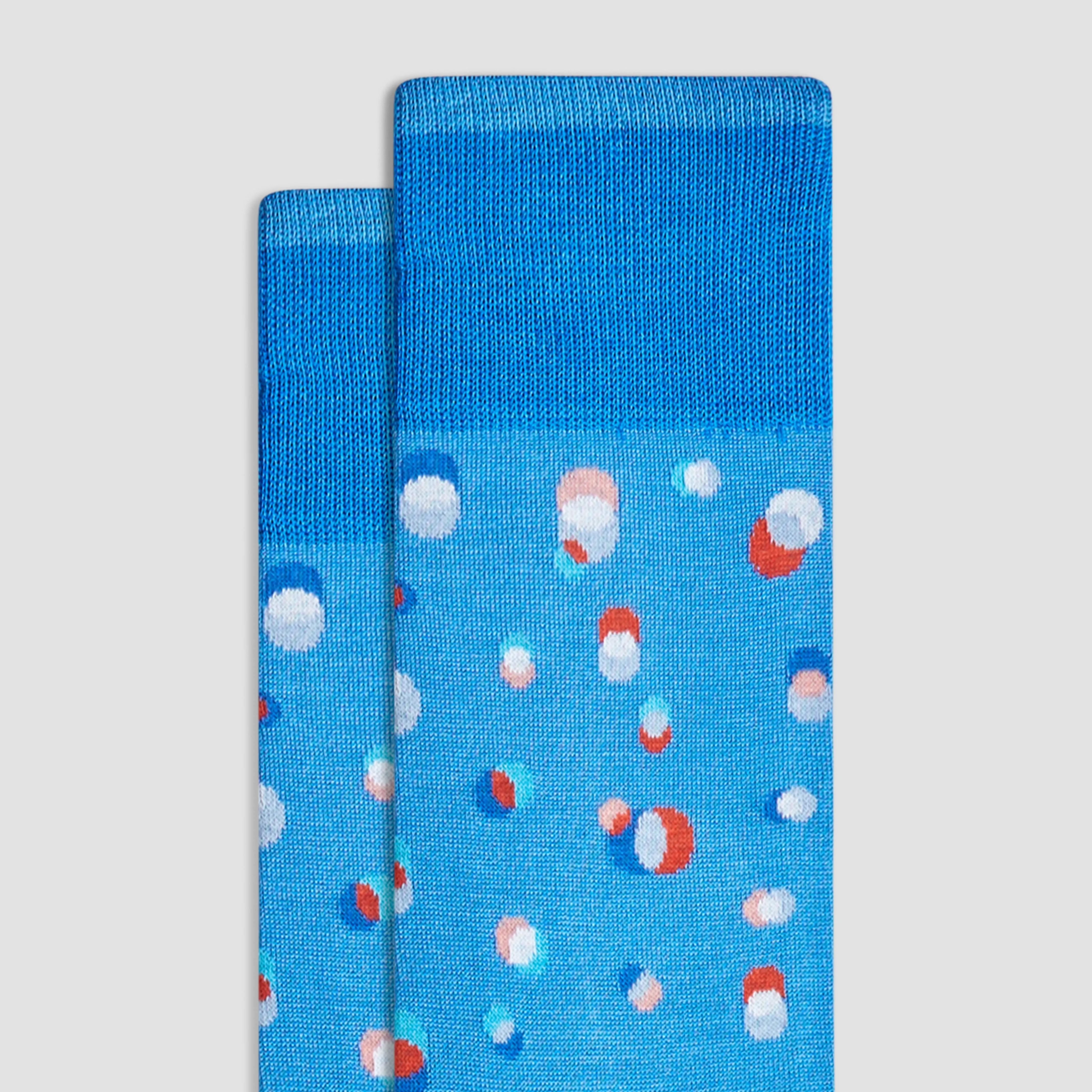 Geometric Mid-Calf Socks sold by Bugatchi product image thumbnail 2