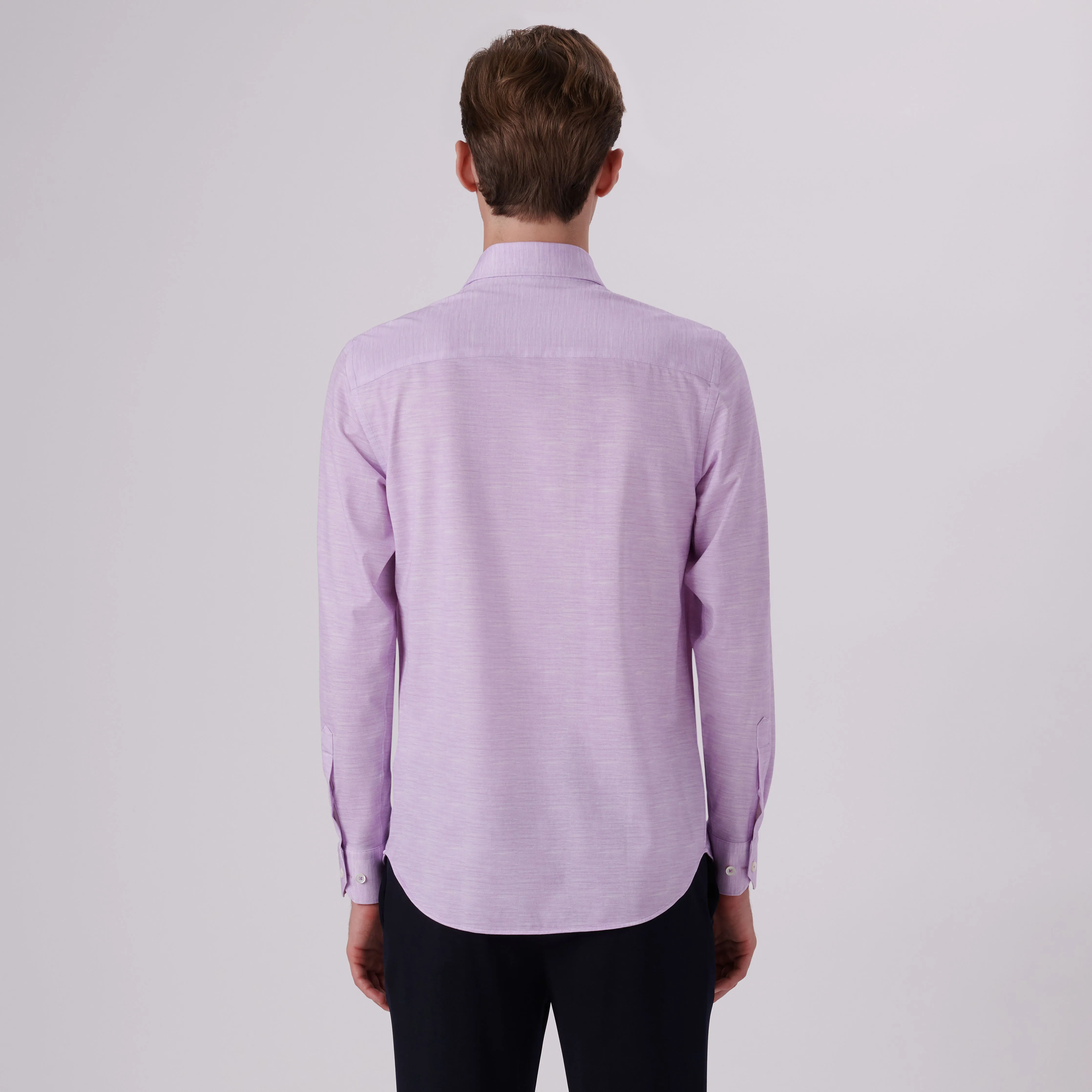 James Heather Print OoohCotton Shirt sold by Bugatchi product image thumbnail 4