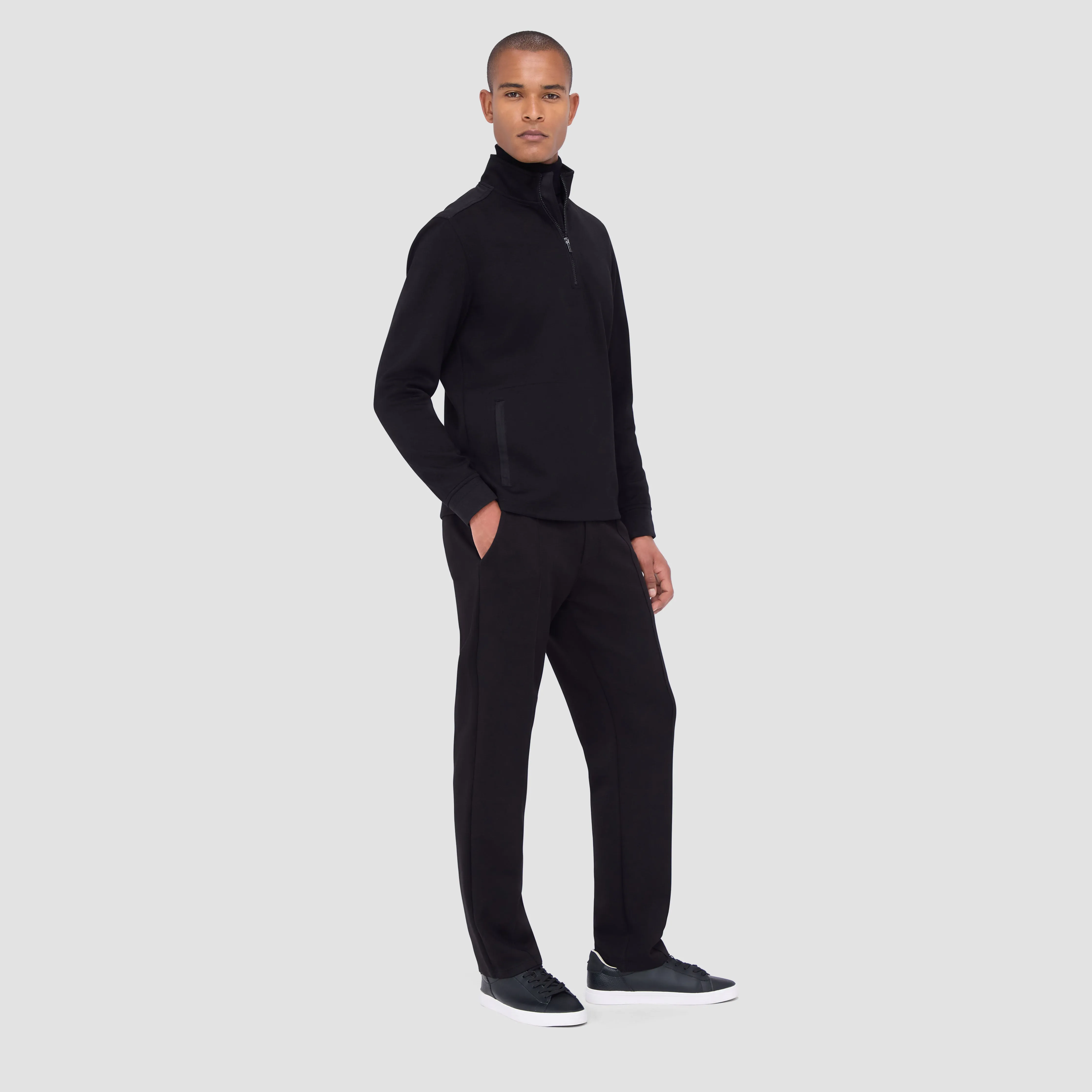 Soft Touch Performance Quarter-Zip Pullover sold by Bugatchi product image thumbnail 5