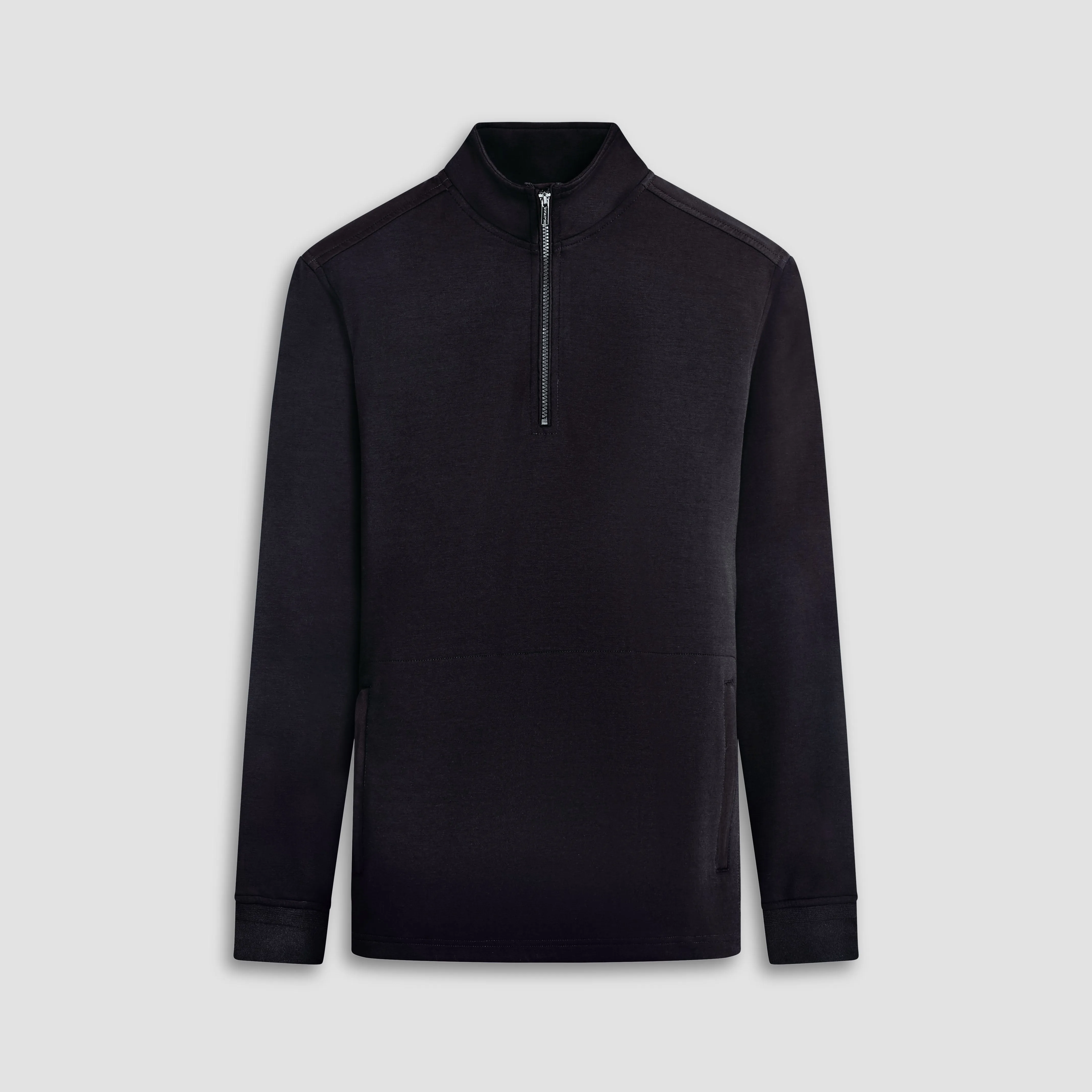 Soft Touch Performance Quarter-Zip Pullover sold by Bugatchi