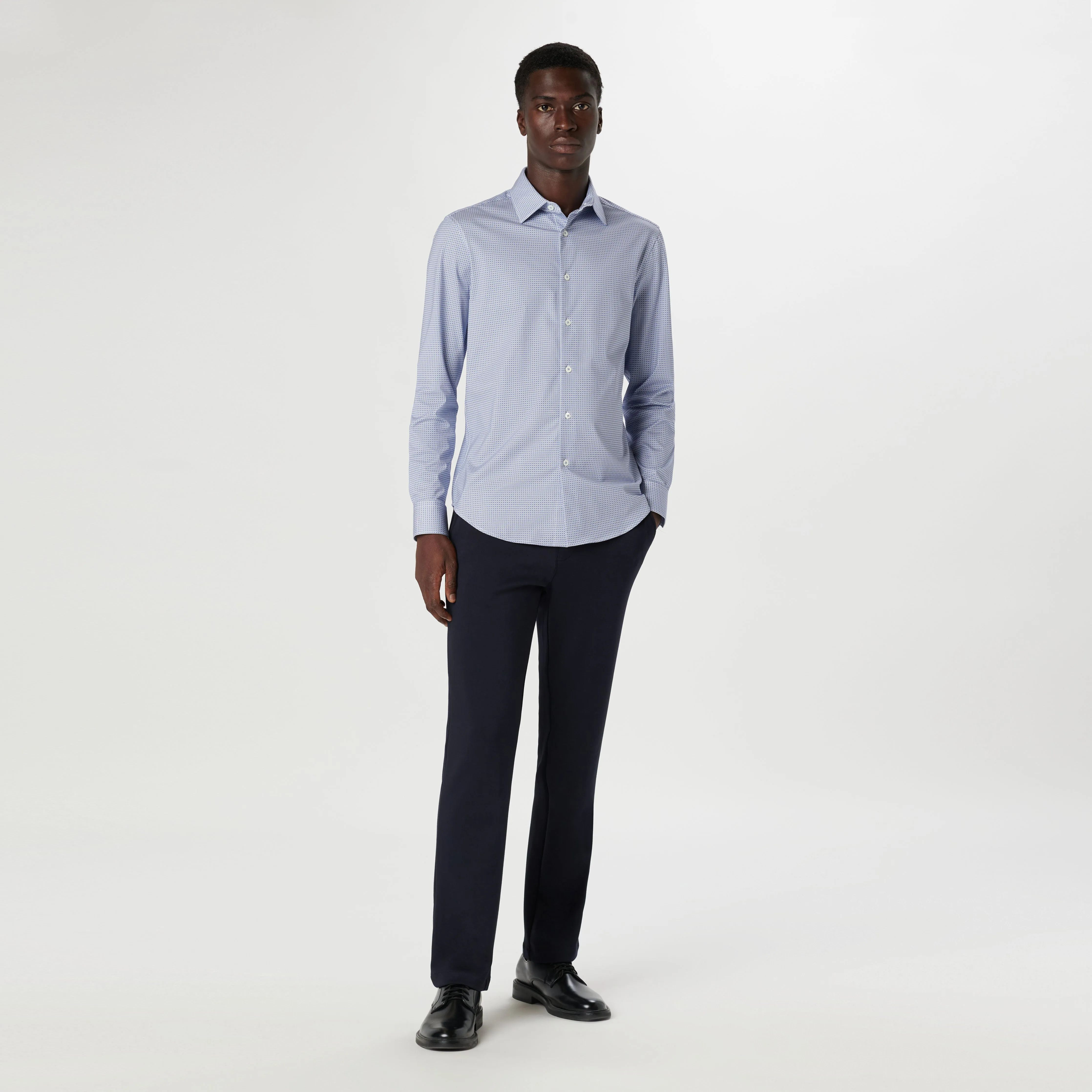 James Geometric OoohCotton Shirt sold by Bugatchi product image thumbnail 5