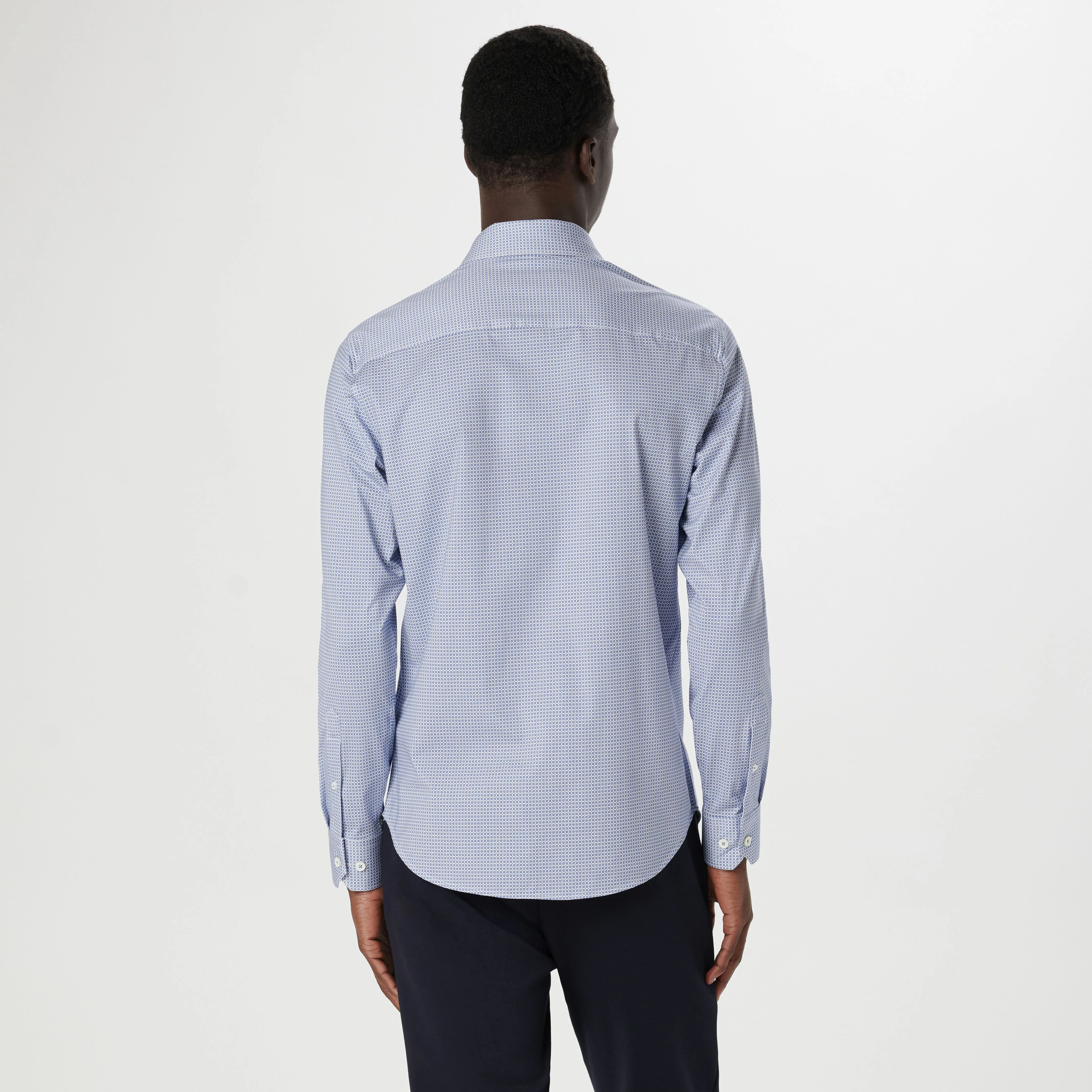 James Geometric OoohCotton Shirt sold by Bugatchi product image thumbnail 4