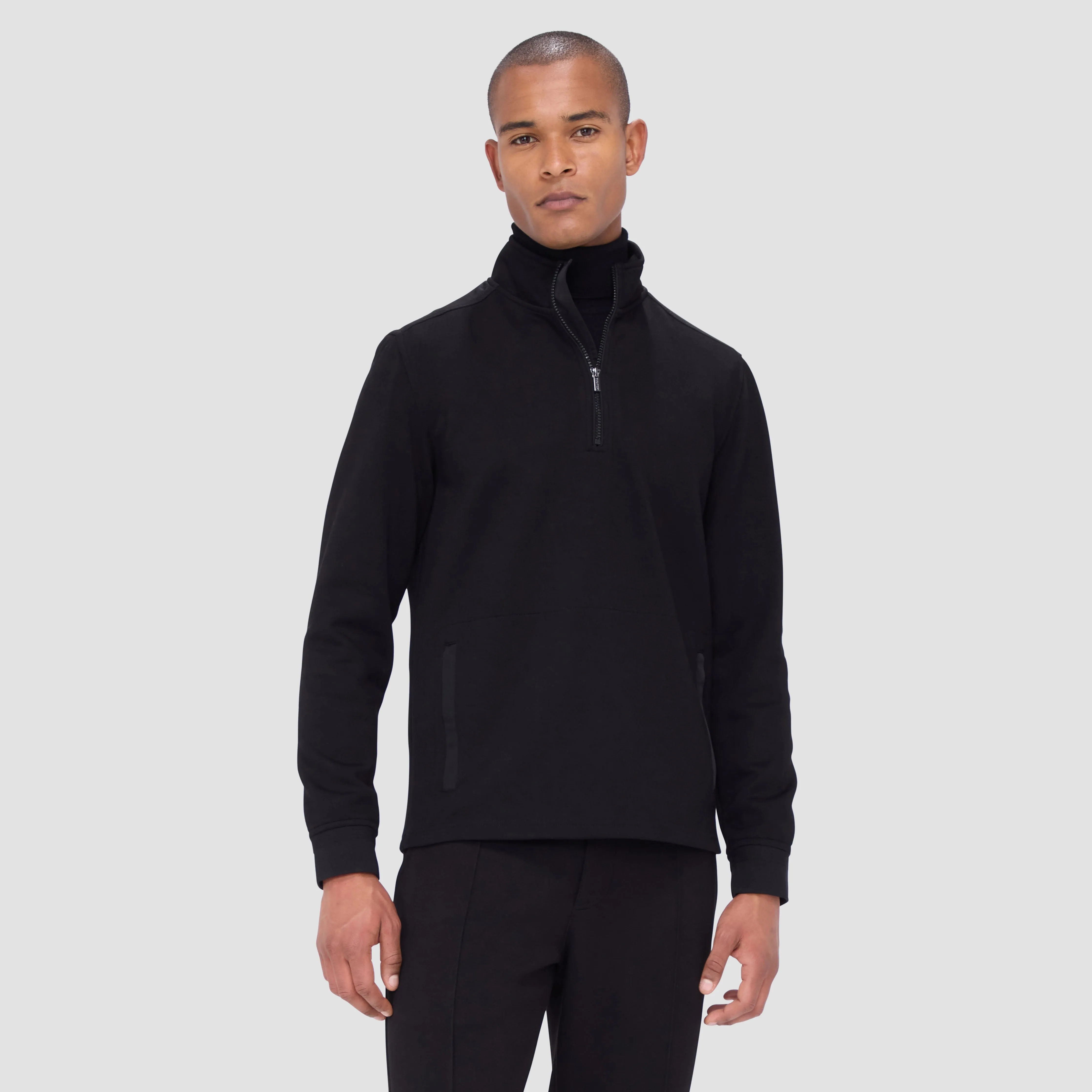 Soft Touch Performance Quarter-Zip Pullover sold by Bugatchi product image thumbnail 2