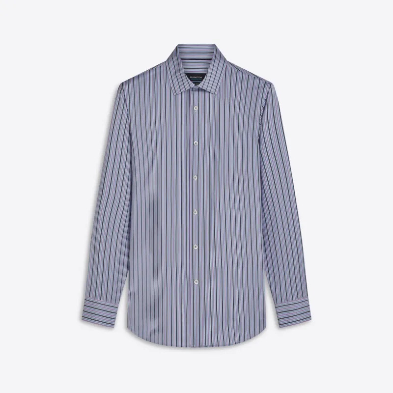 JAMES Dress Stripe OoohCotton Shirt sold by Bugatchi