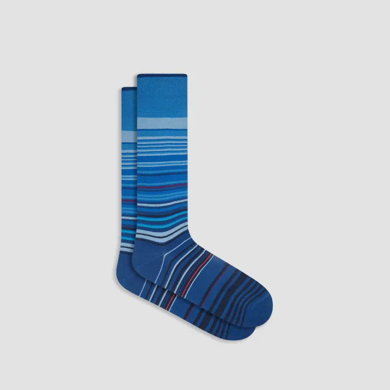 Striped Mid-Calf Socks sold by Bugatchi