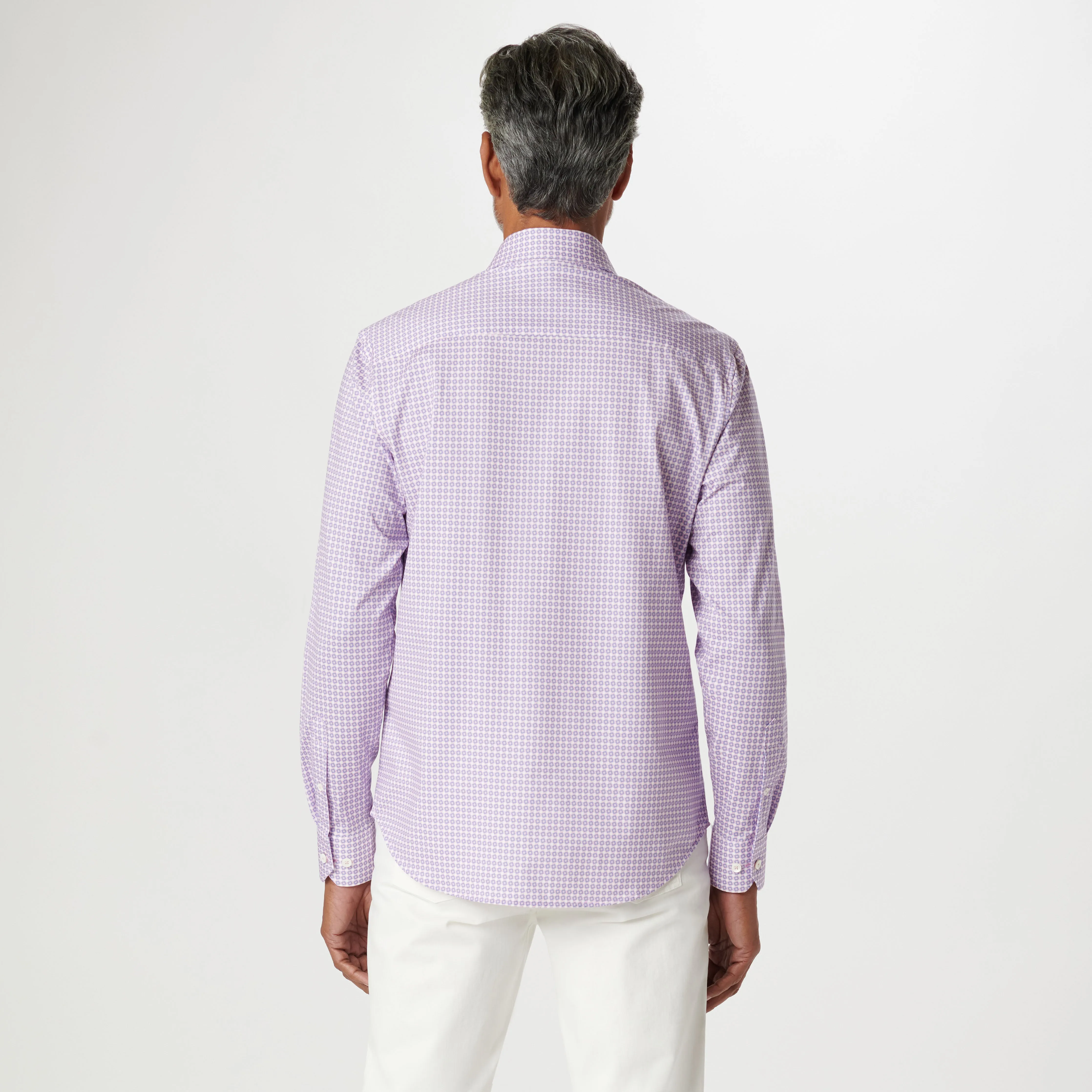 James Diamond Check OoohCotton Shirt sold by Bugatchi product image thumbnail 4